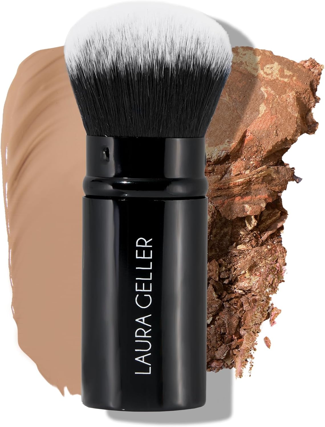 LAURA GELLER NEW YORK Retractable Airbrush Kabuki Brush for All Face Makeup & Fo...