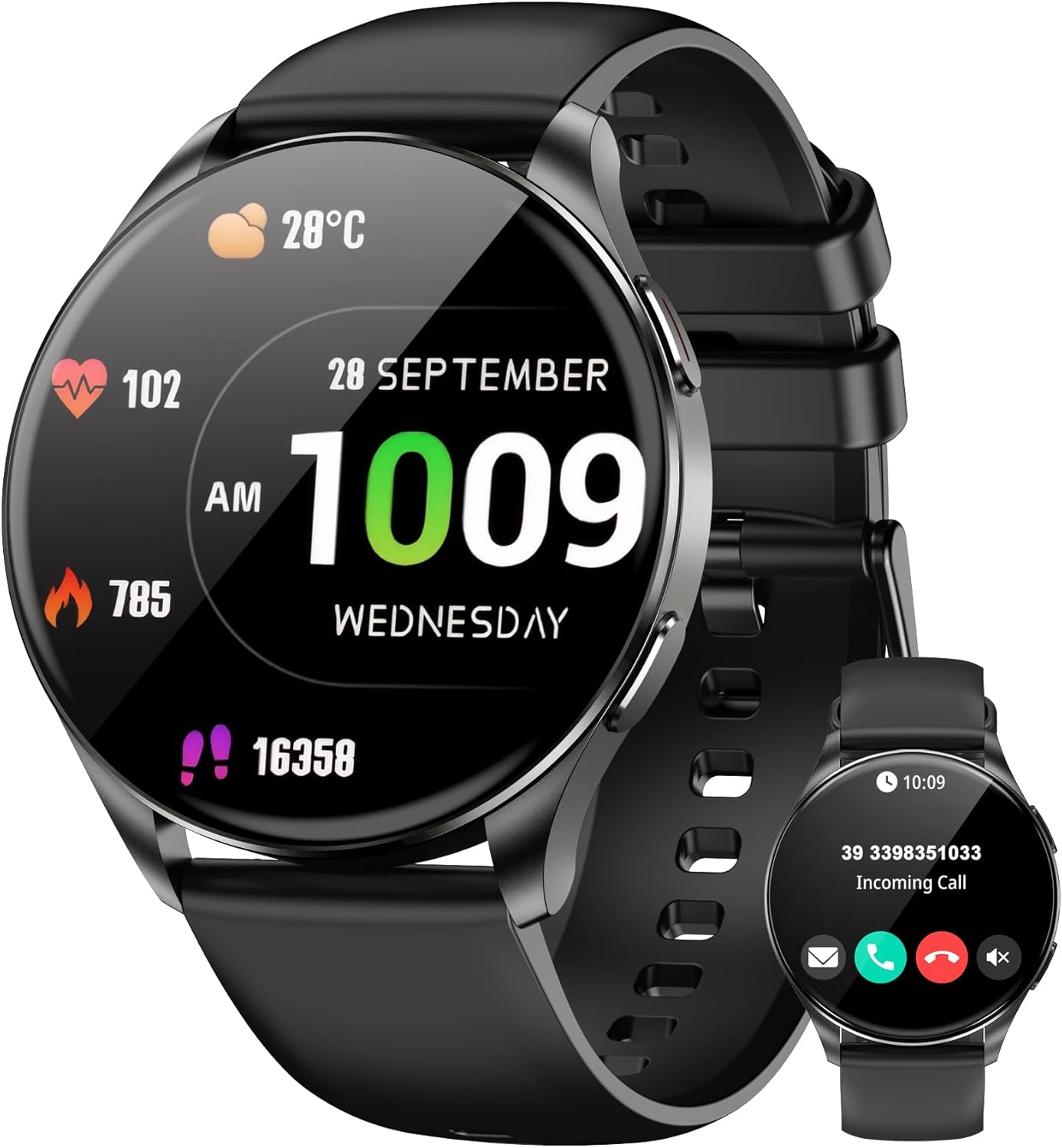 Blackview Smart Watch for Women Men, AMOLED Ultra-Clear Screen, Answer/Make Call...