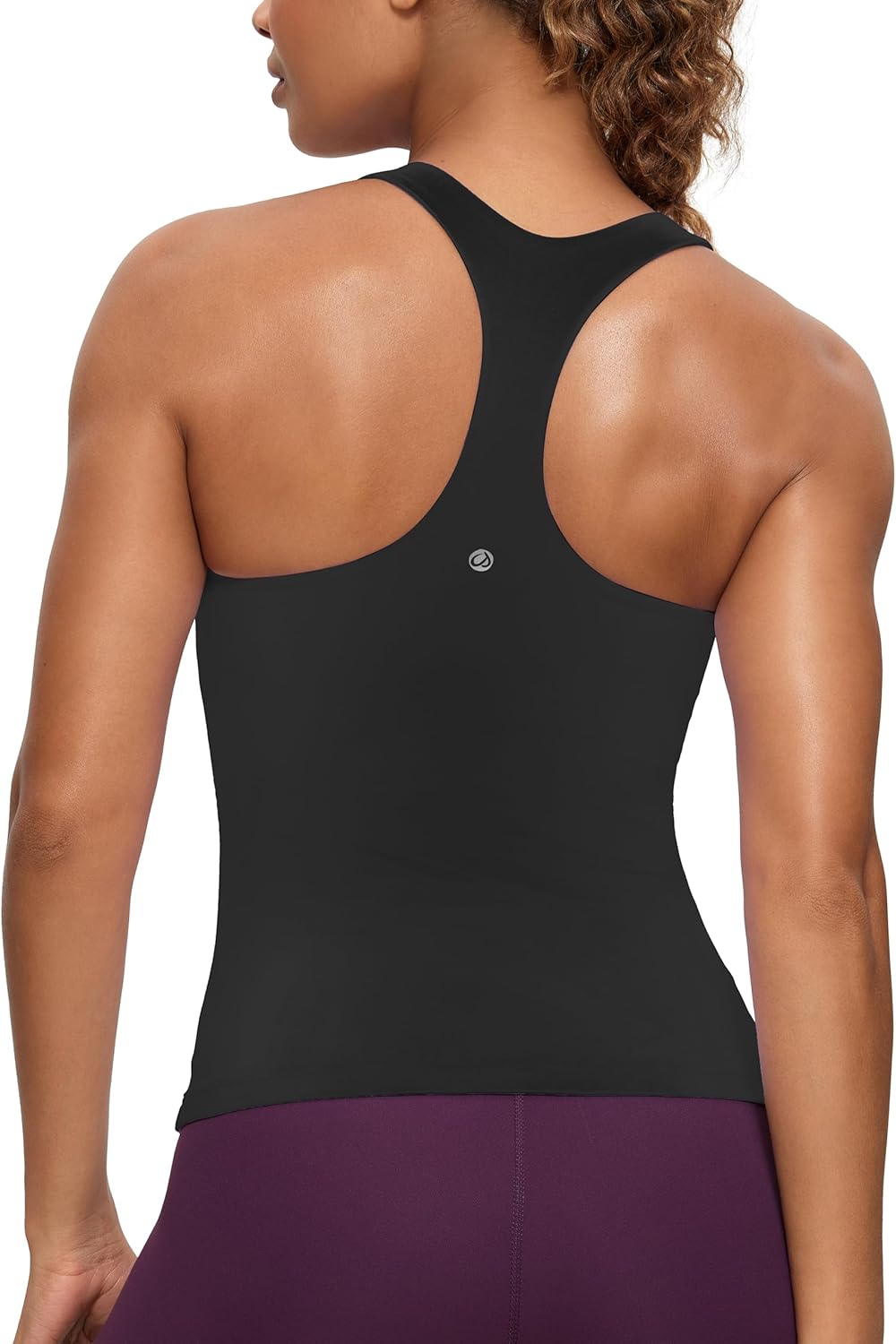 CRZ YOGA Women's Butterluxe Workout Tank, Special Tank Tops With Built-in Bra, H...