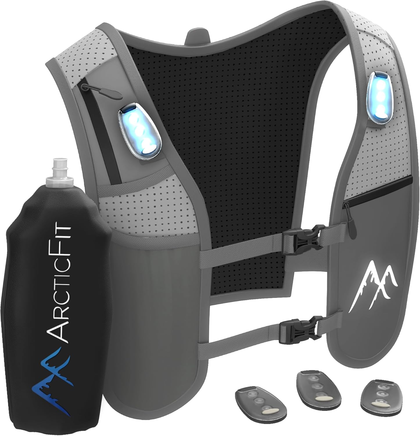 ArcticFit LED Running Vest, Special Adjustable Unisex Reflective Vest with Phone...