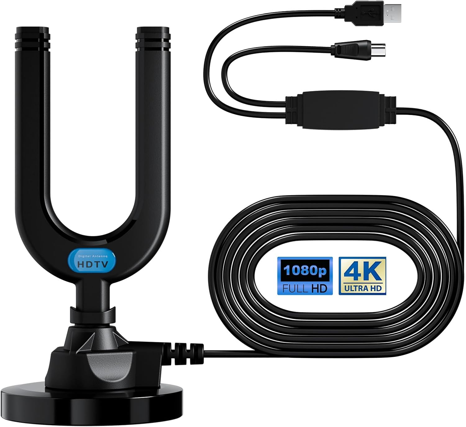 Diswoe TV Aerial, Indoor TV Aerial for Smart TV wi...