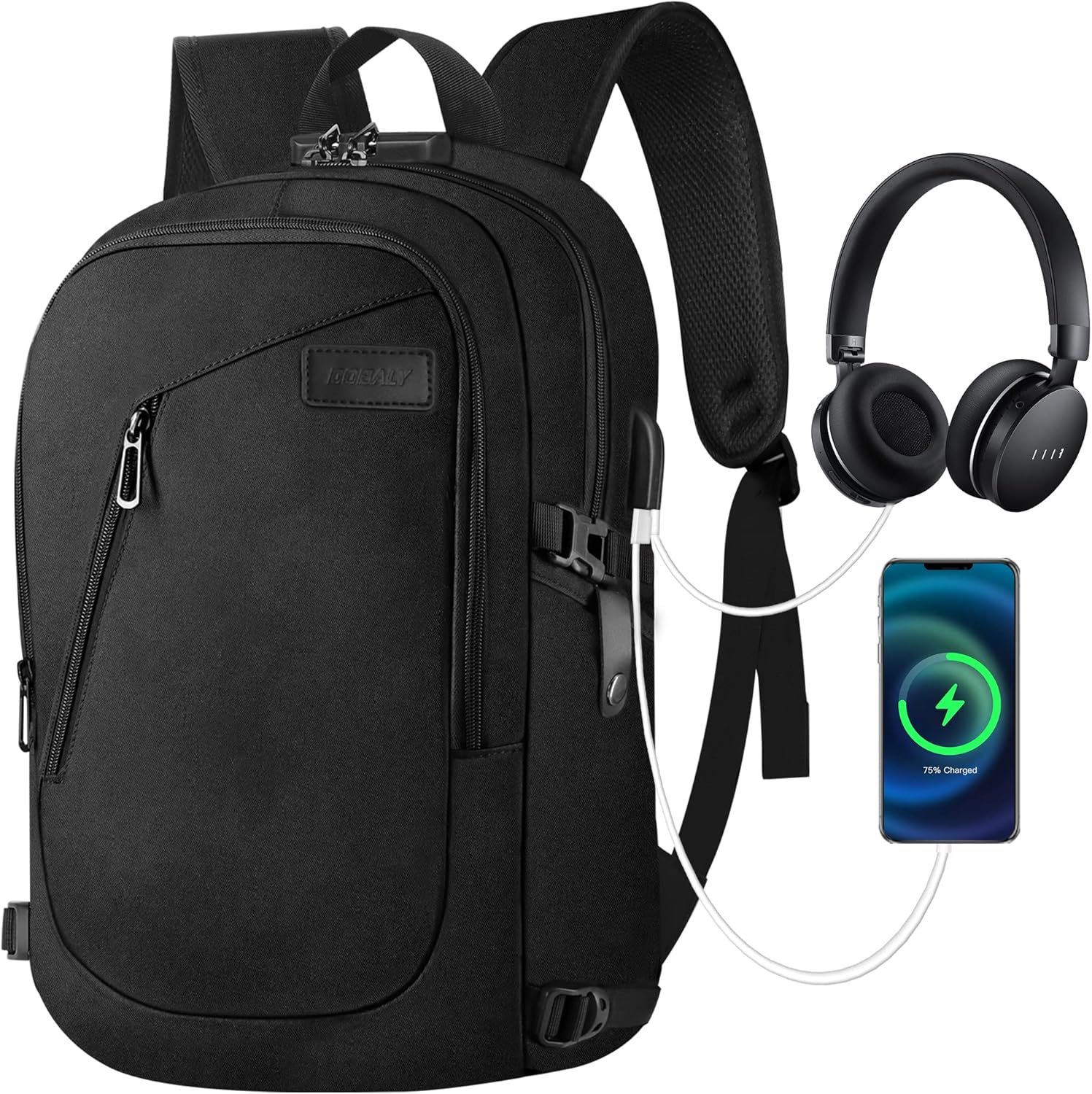 Dobaly Anti-Theft Laptop Backpack with USB Chargin...