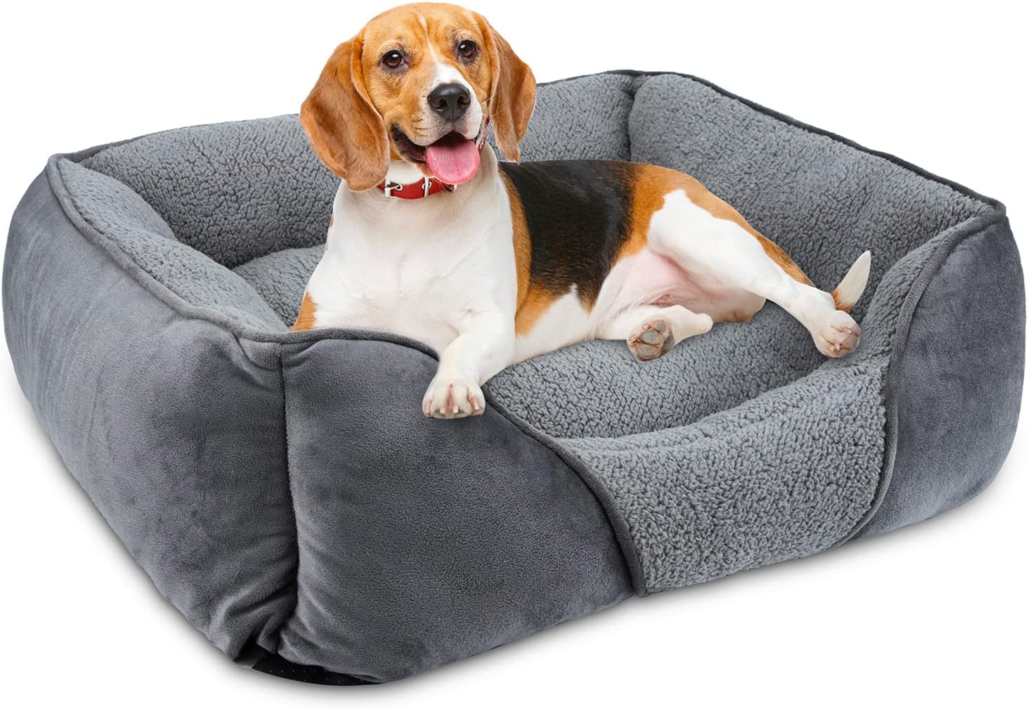 Ultimate MIXJOY Dog Bed Medium, Premium Dog Bed Washable, Unique Rectangle Pet B...