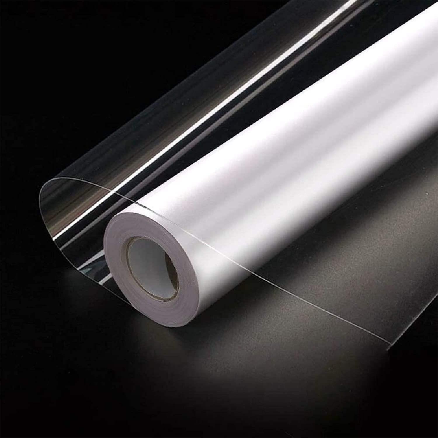 Hode Clear Sticky Back Plastic Roll, Transparent Self Adhesive Vinyl Book Coveri...