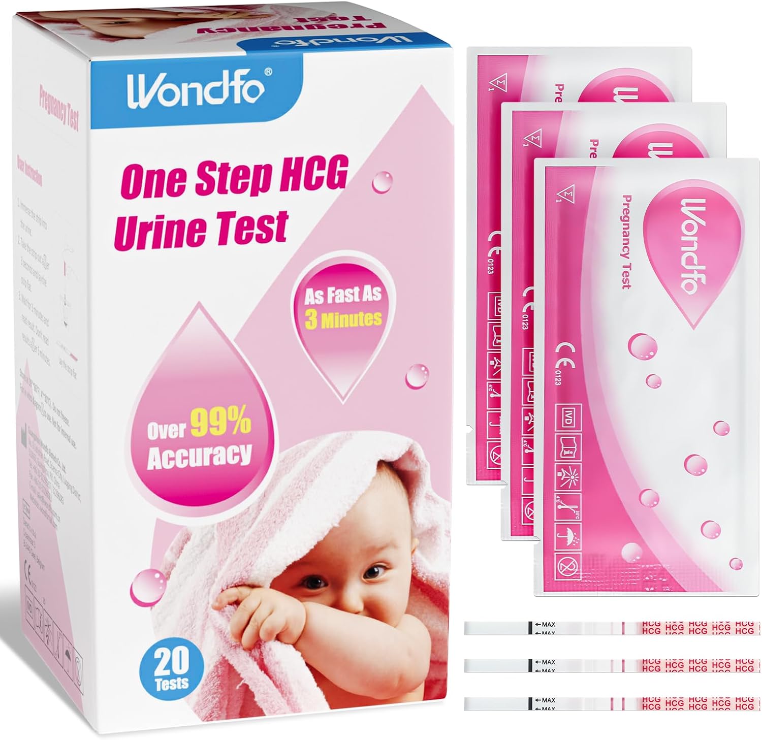 Wondfo Pregnancy Test Strips Early Detection Pregn...