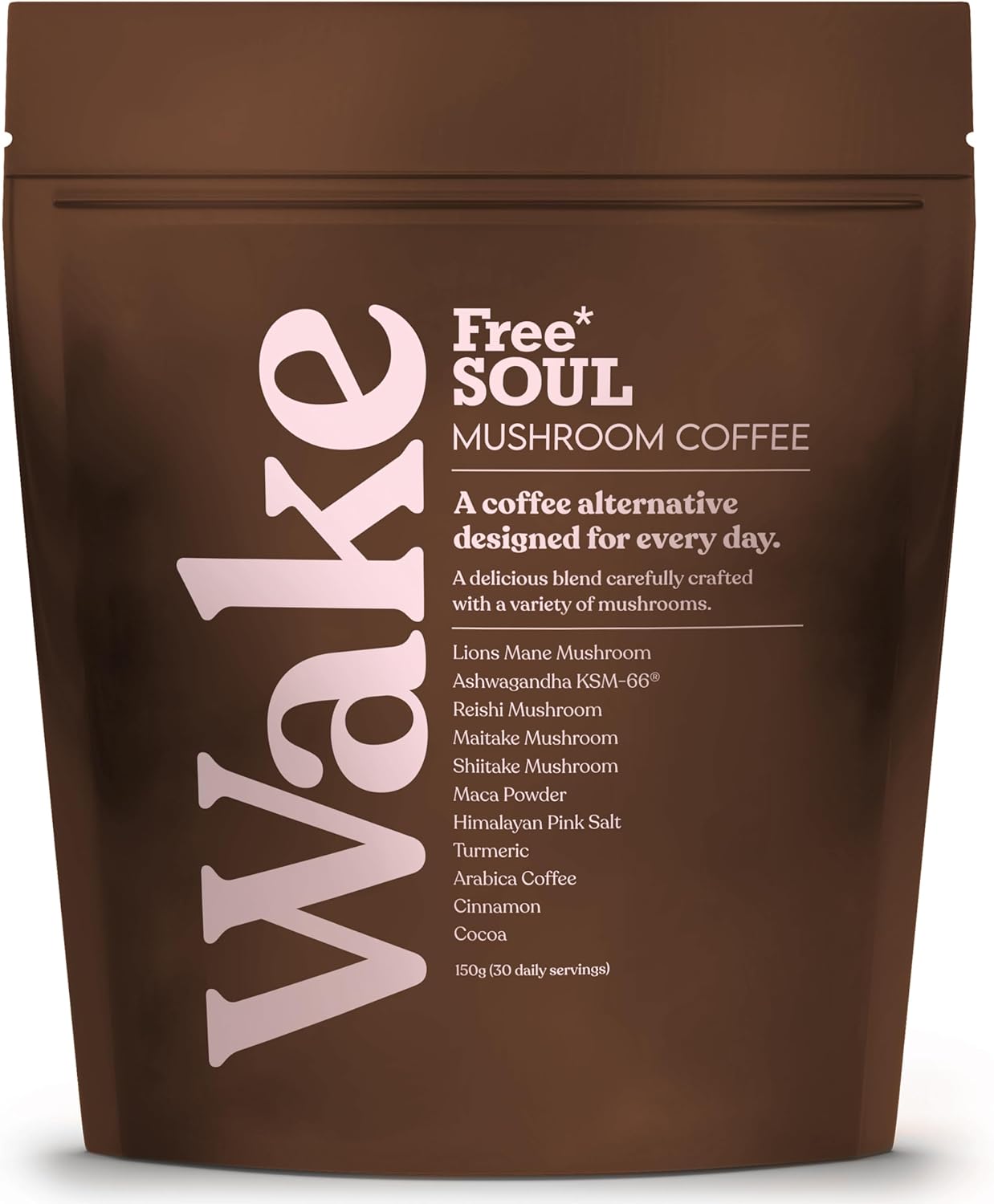 Free Soul Wake | Mushroom Coffee with Lion’s Mane & KSM-66 Ashwagandha | Advance...