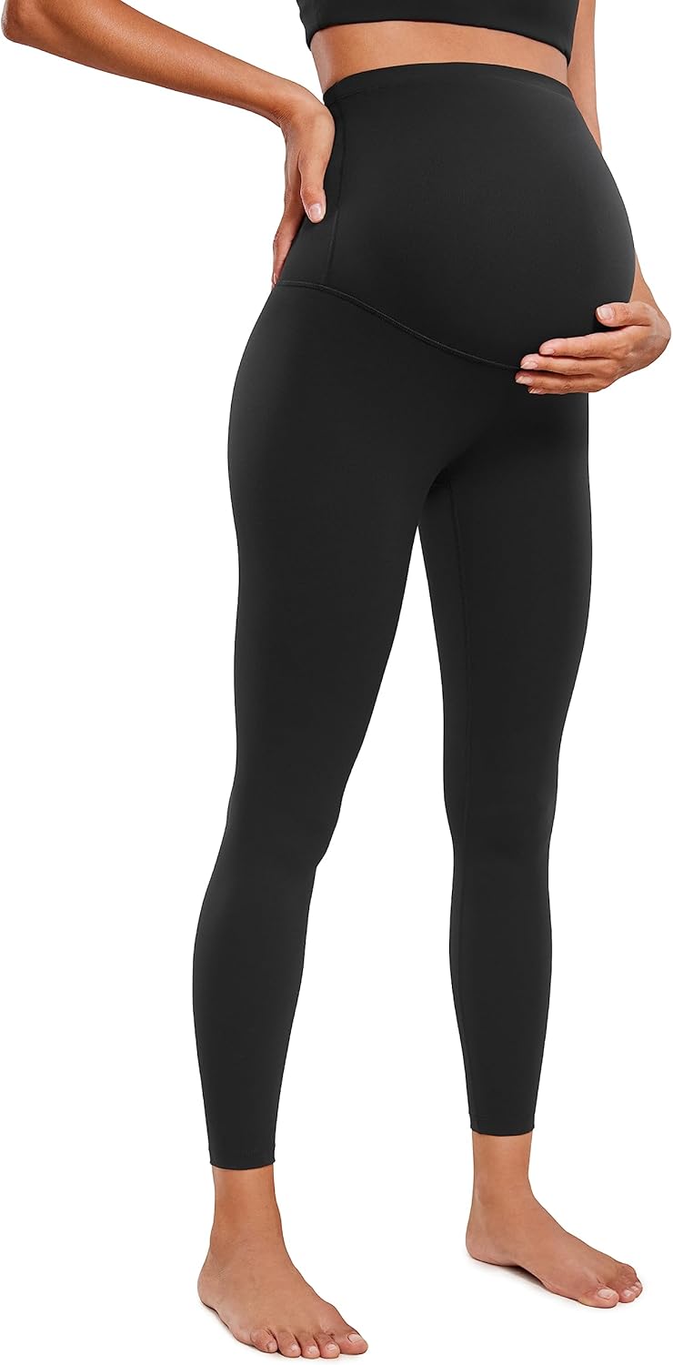CRZ YOGA Women's Butterluxe 25" Maternity Leggings - Over Bump Workout Leggings...