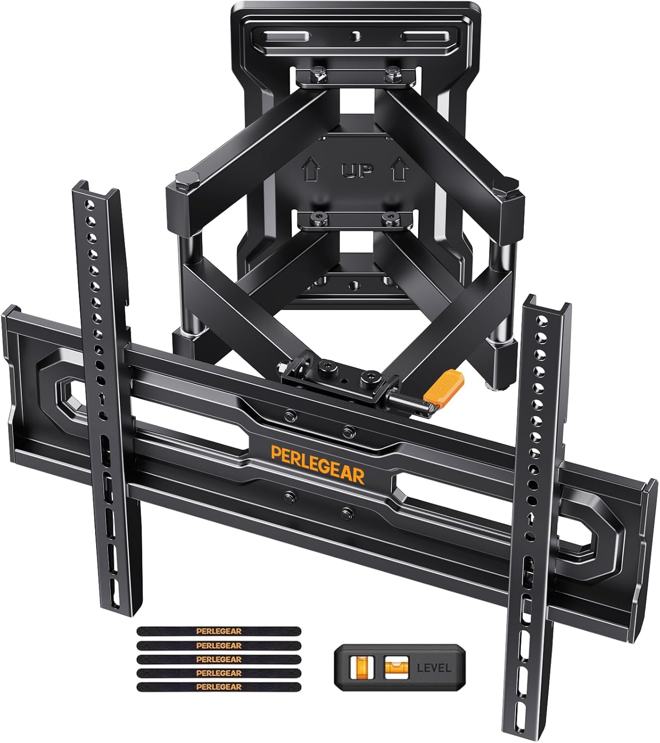 Perlegear TV Wall Bracket for 23-70 inch TVs up to 50kg, Adjustable TV Bracket w...
