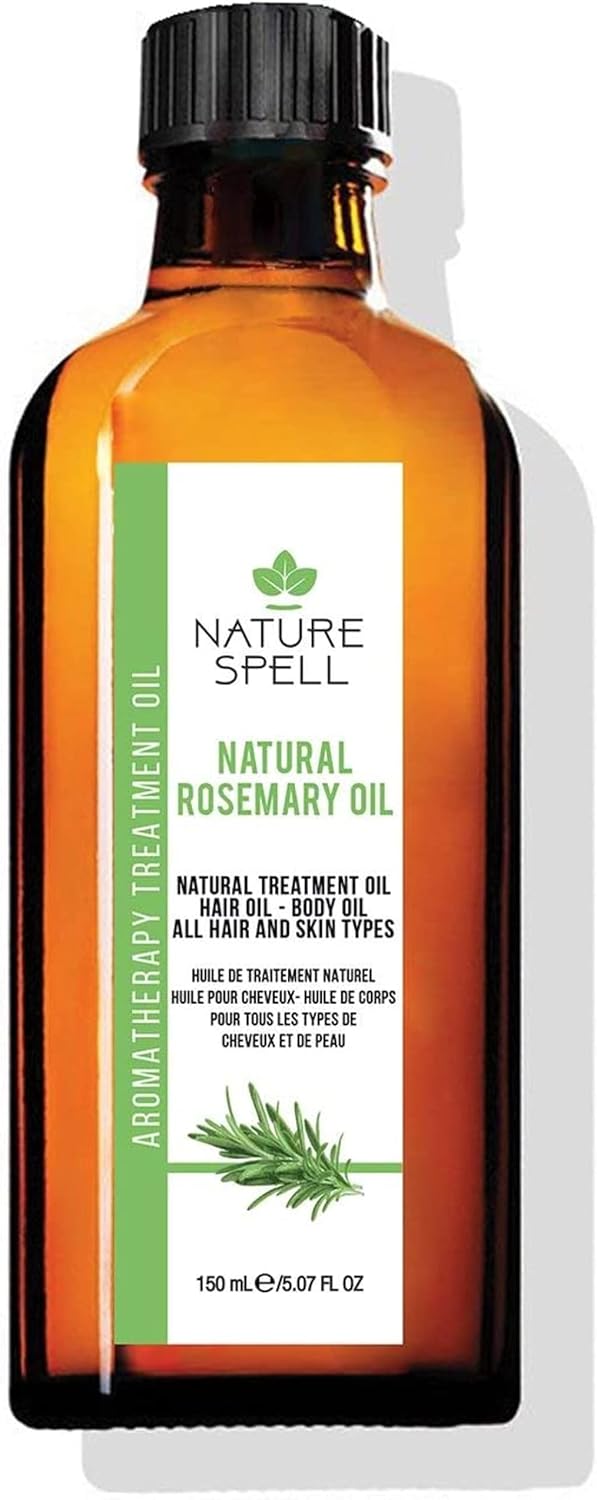 Nature Spell Rosemary Oil for Hair & Skin 150 ml – Rosemary Oil for Hair Growth...