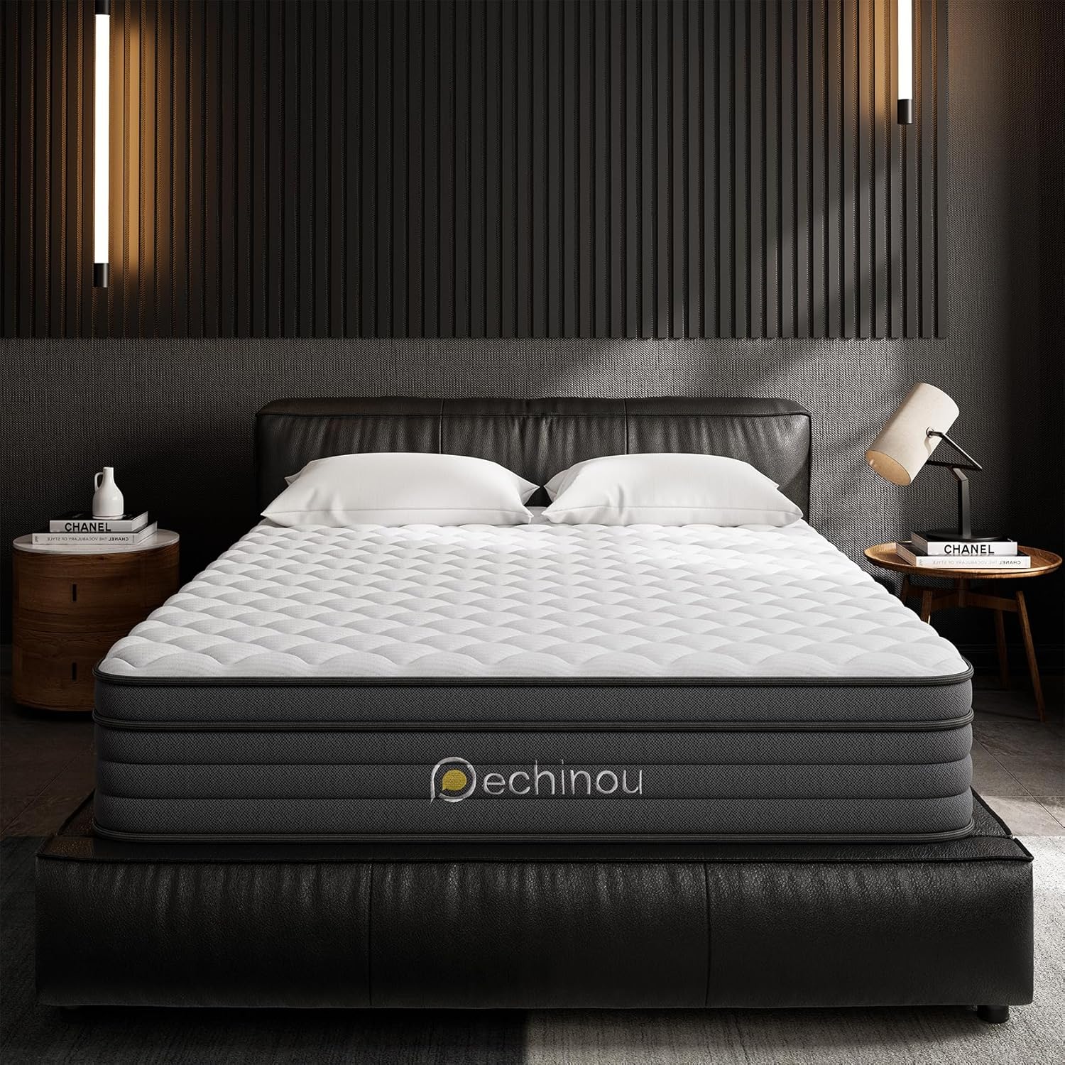 Queen Mattress,12 Inch Queen Size Mattresses Memory Foam Hybrid Mattress in a Bo...