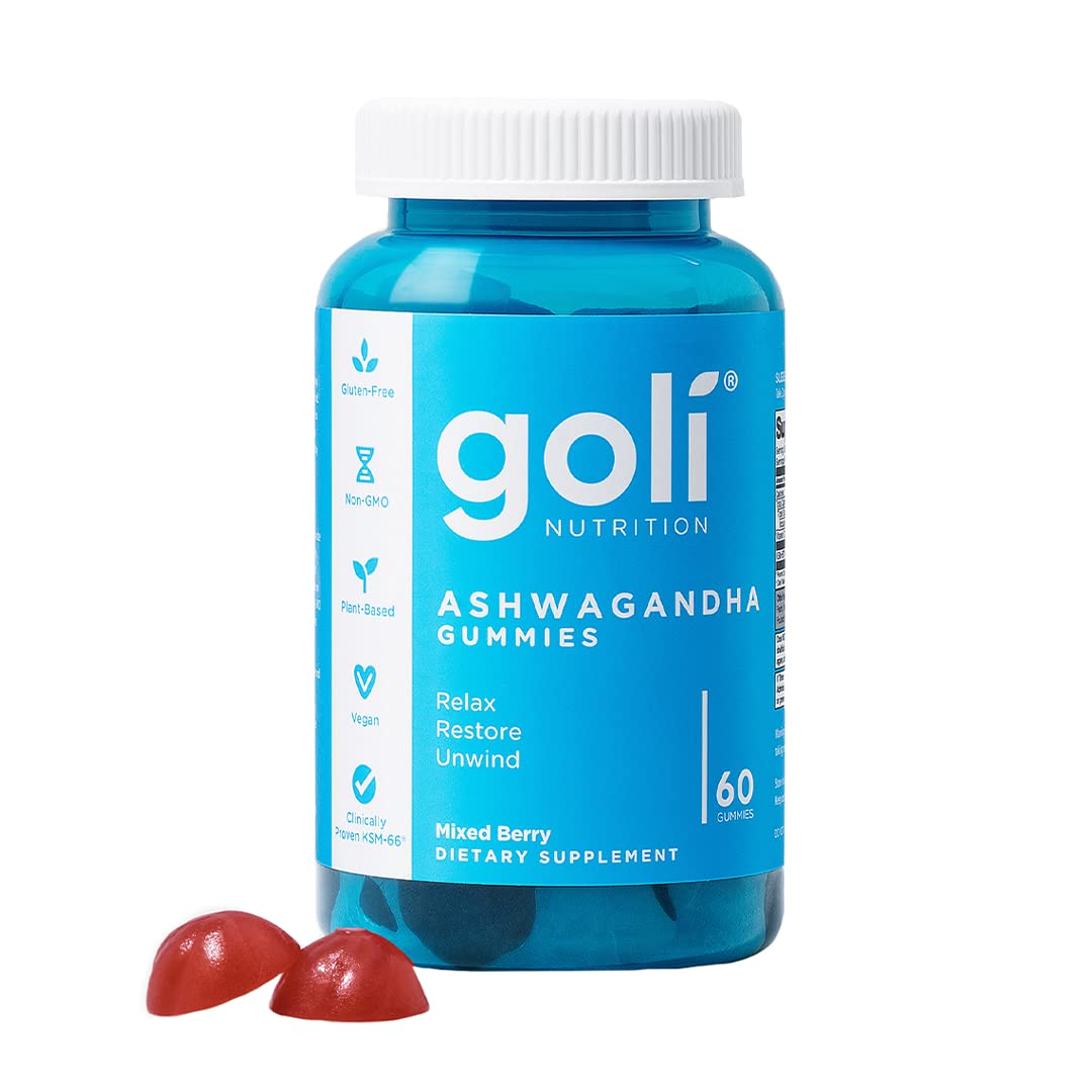 Goli Ashwagandha Gummies, Special Herbal Supplement for Stress Relief, Innovativ...