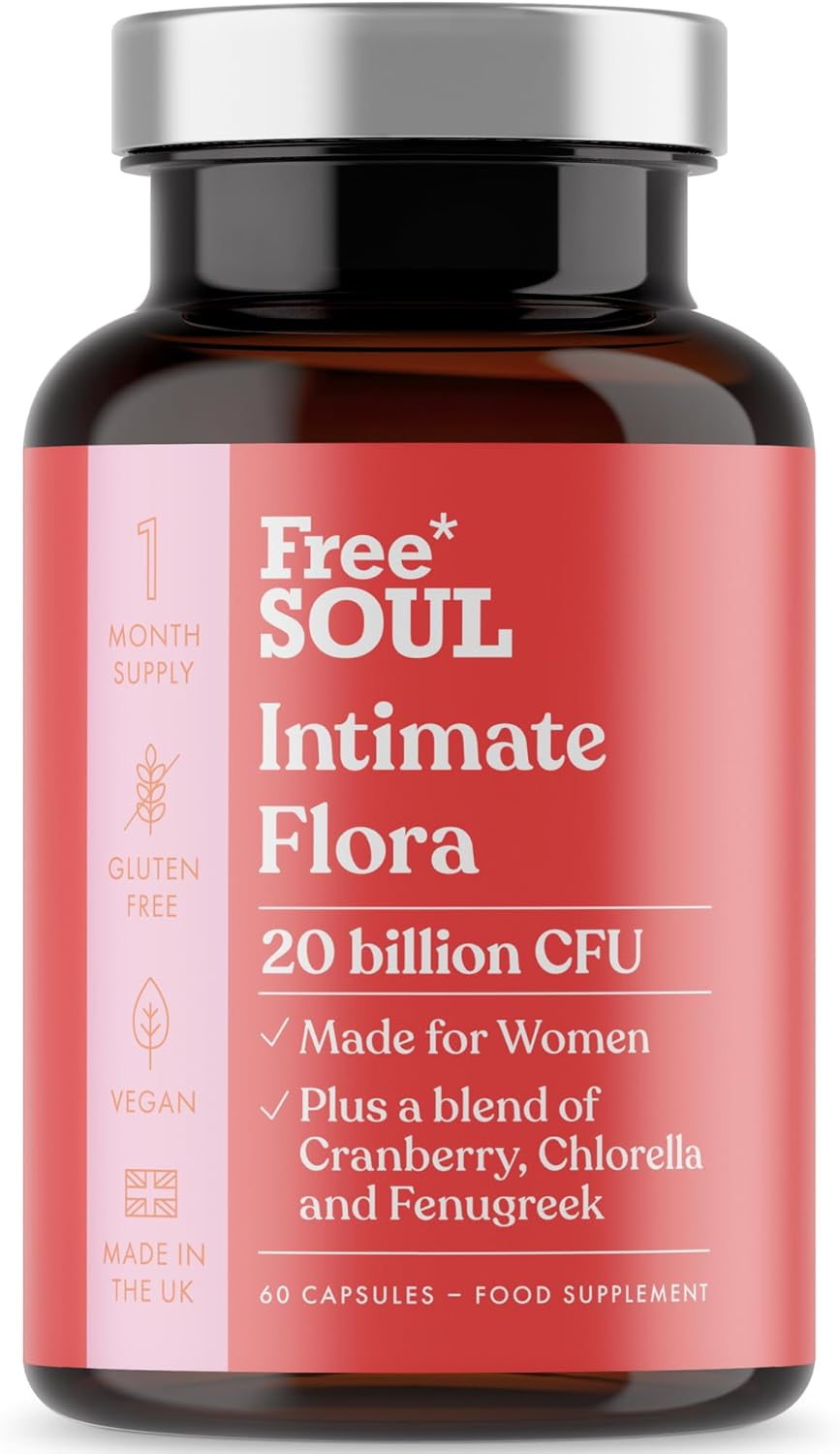Intimate Flora for Women | 20 Billion CFU Fortified with 15,000mg Cranberry, Fen...