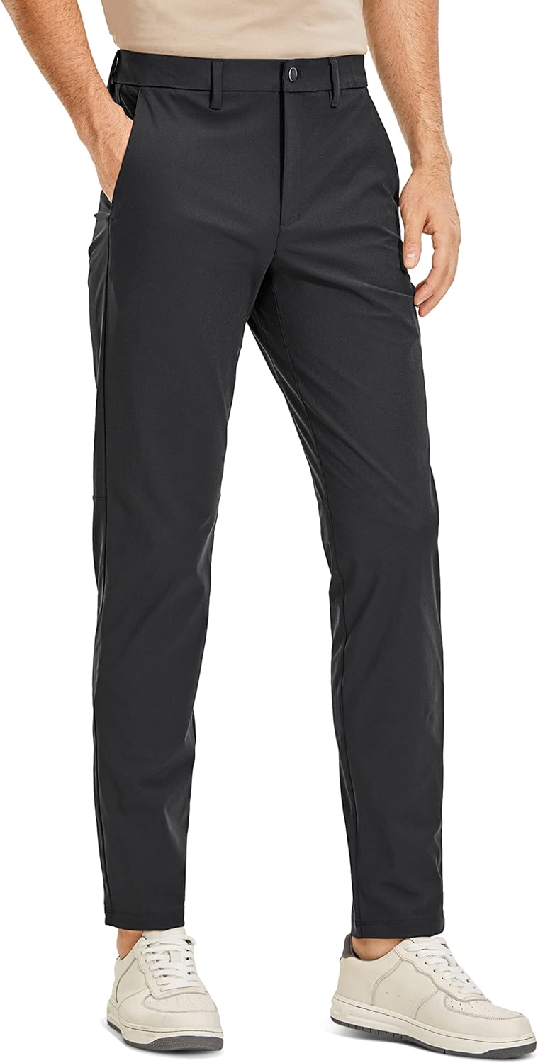 CRZ YOGA Men's Golf Pants, Premium Comfy Trousers for All Day Wear, Quick Dry Li...