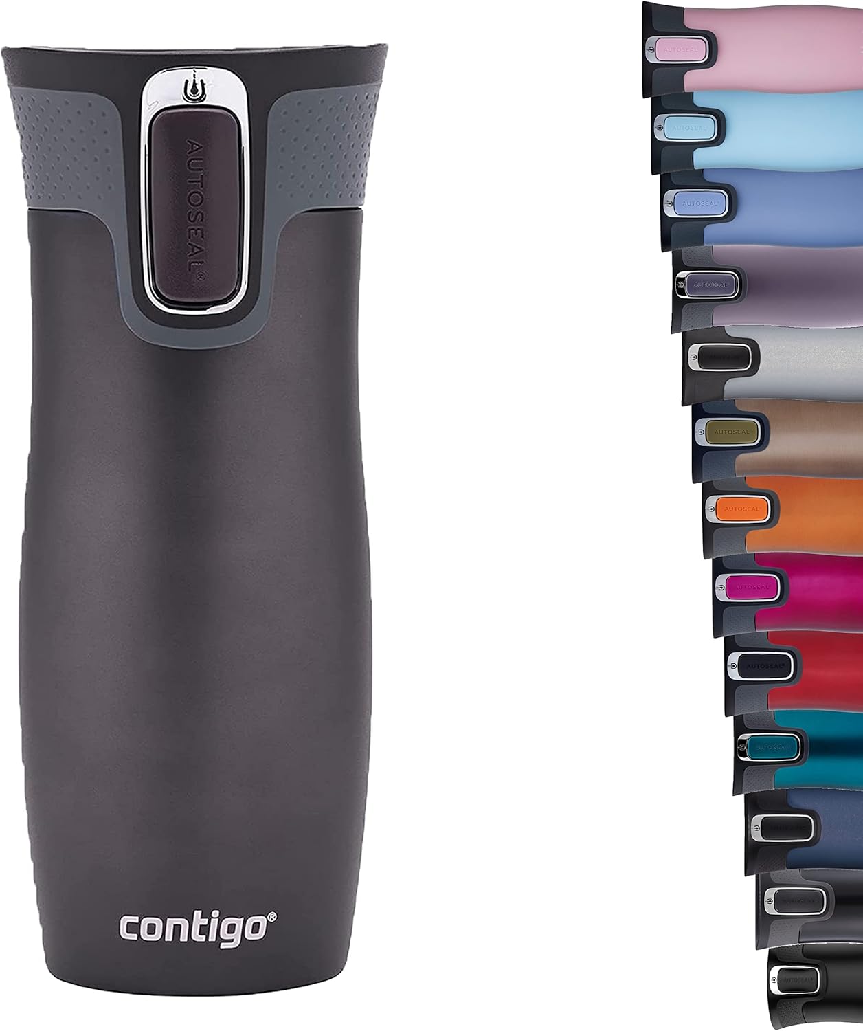 Contigo West Loop Autoseal Travel Mug, Stainless Steel Thermal Mug, Vacuum Flask...