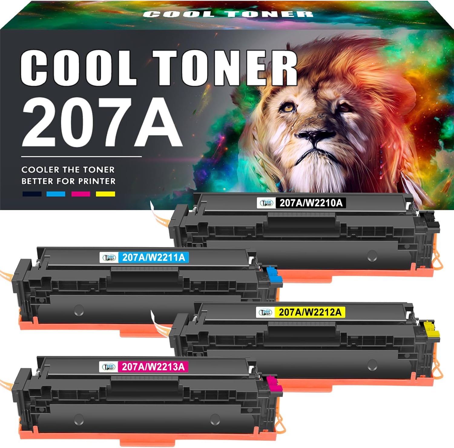 Cool Toner 207A Toner Cartridge Multipack Compatible Replacement for HP 207A 207...