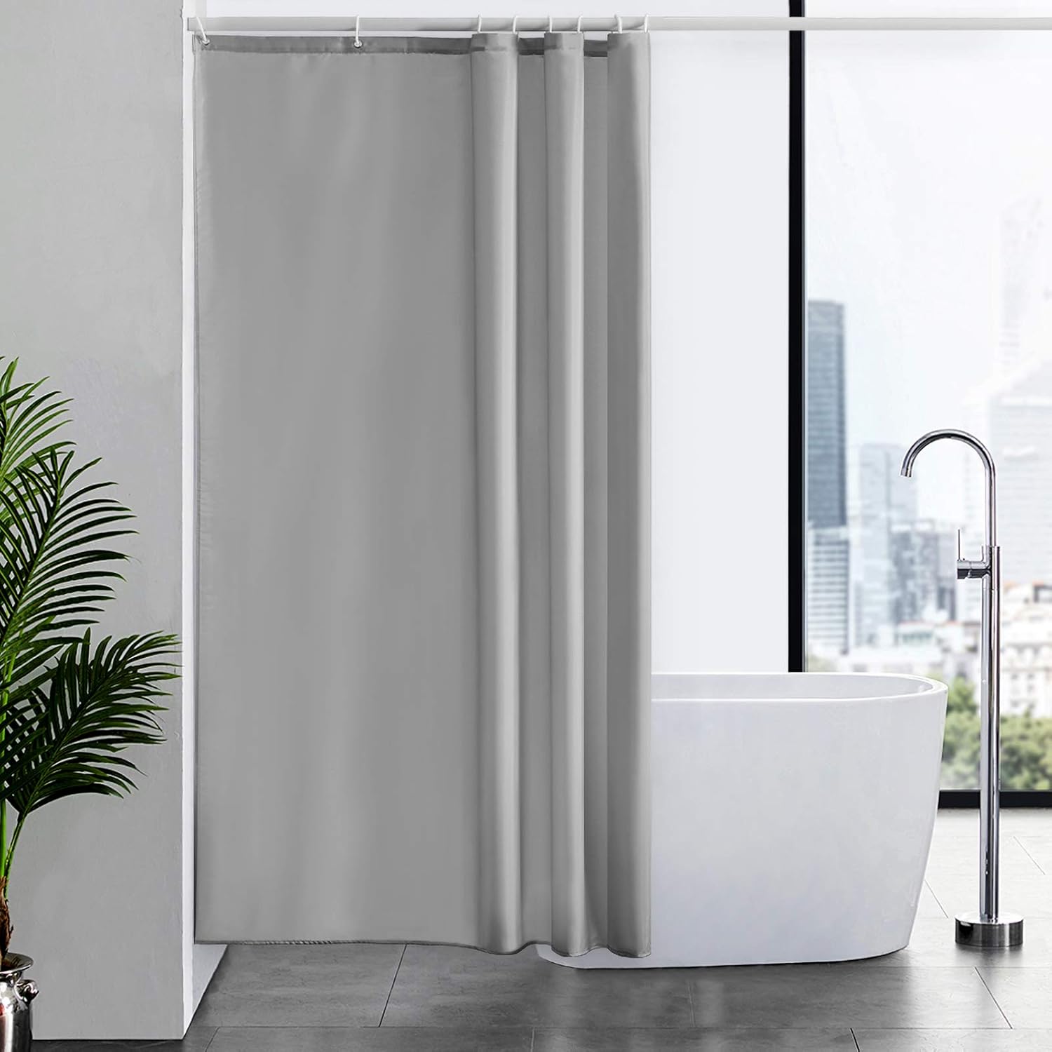 Furlinic Shower Curtain, Unique Mould Proof Resistant and Waterproof Shower Curt...