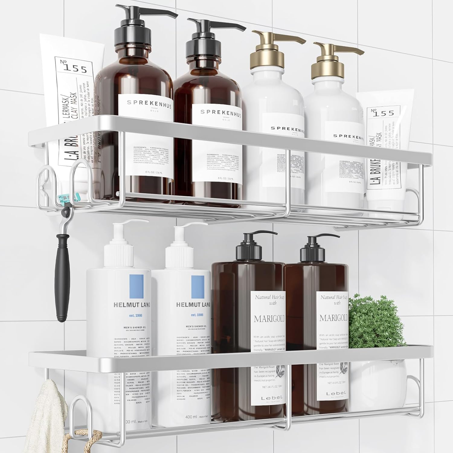 Kitsure Shower Caddy, Special Rustproof Shower Organizer, Innovative Drill-Free...
