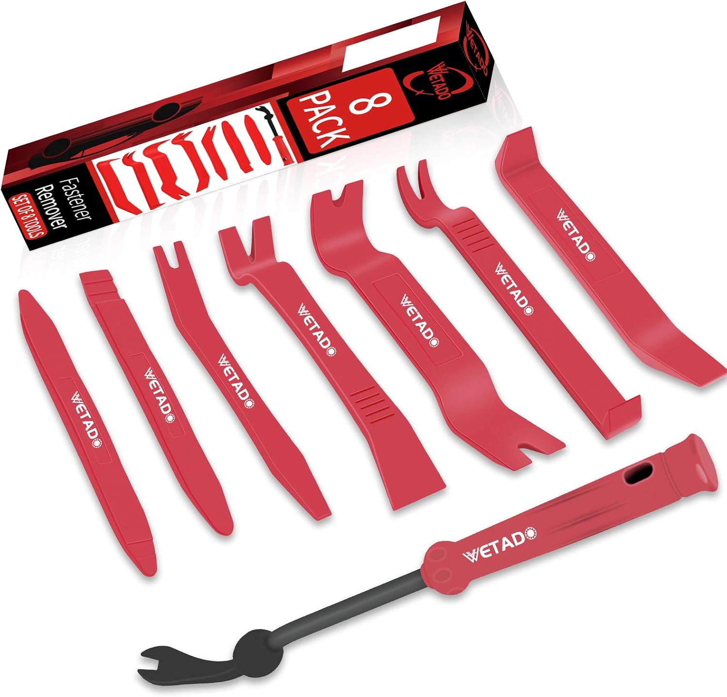Wetado Trim Removal Tool, Car Upholstery Repair Kit, Car Door Audio Panel Trim R...