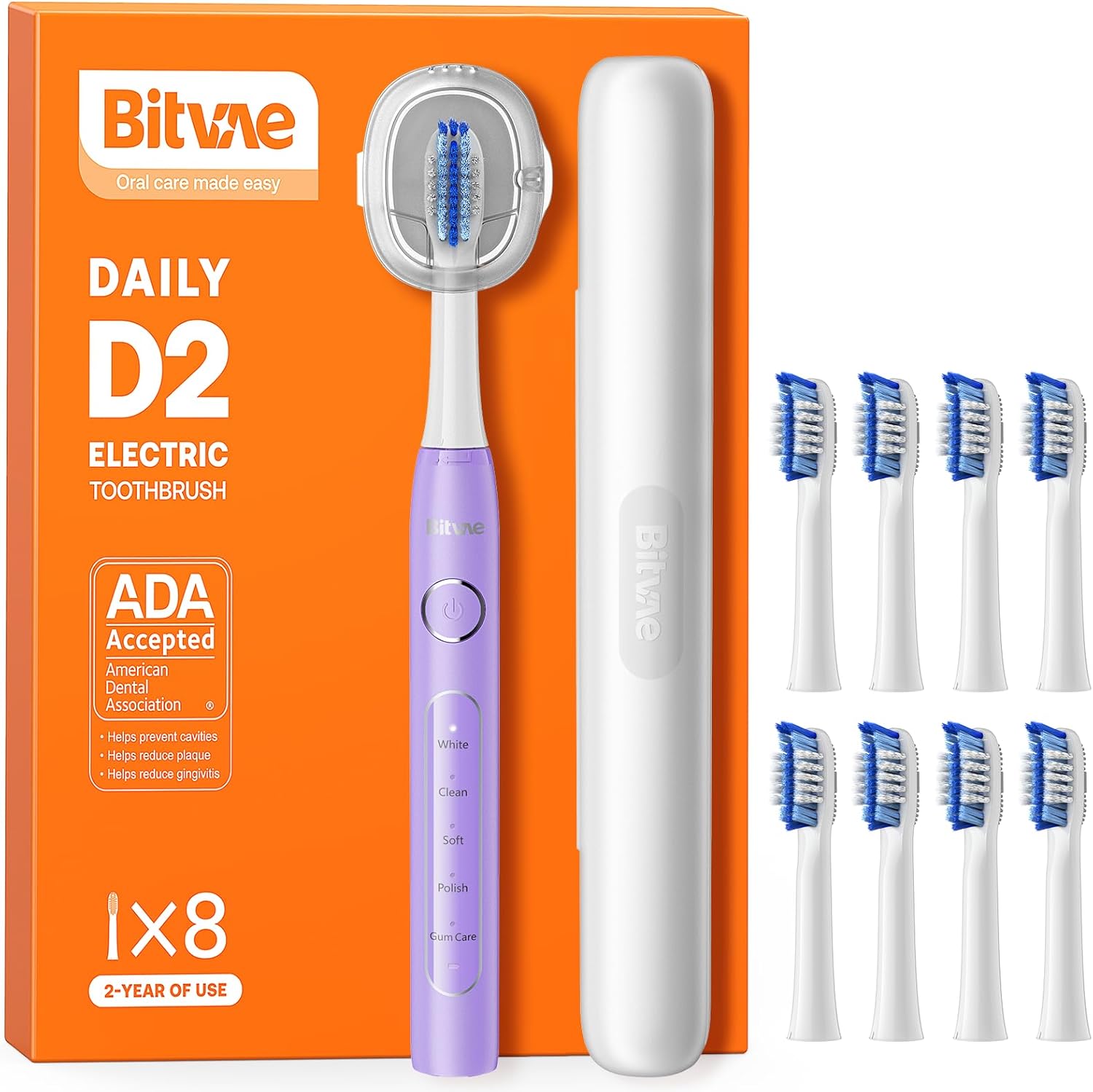 Bitvae Ultrasonic Toothbrush, Special Electric Toothbrush for Adults and Kids, I...