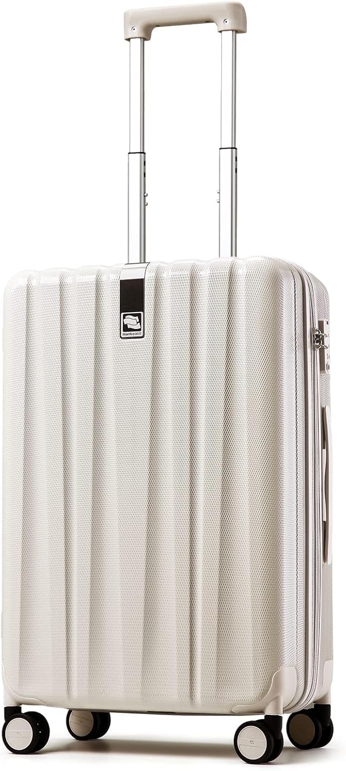 Hanke 20 Inch Carry On Luggage 22x14x9 Airline Approved Lightweight PC Hard Shel...