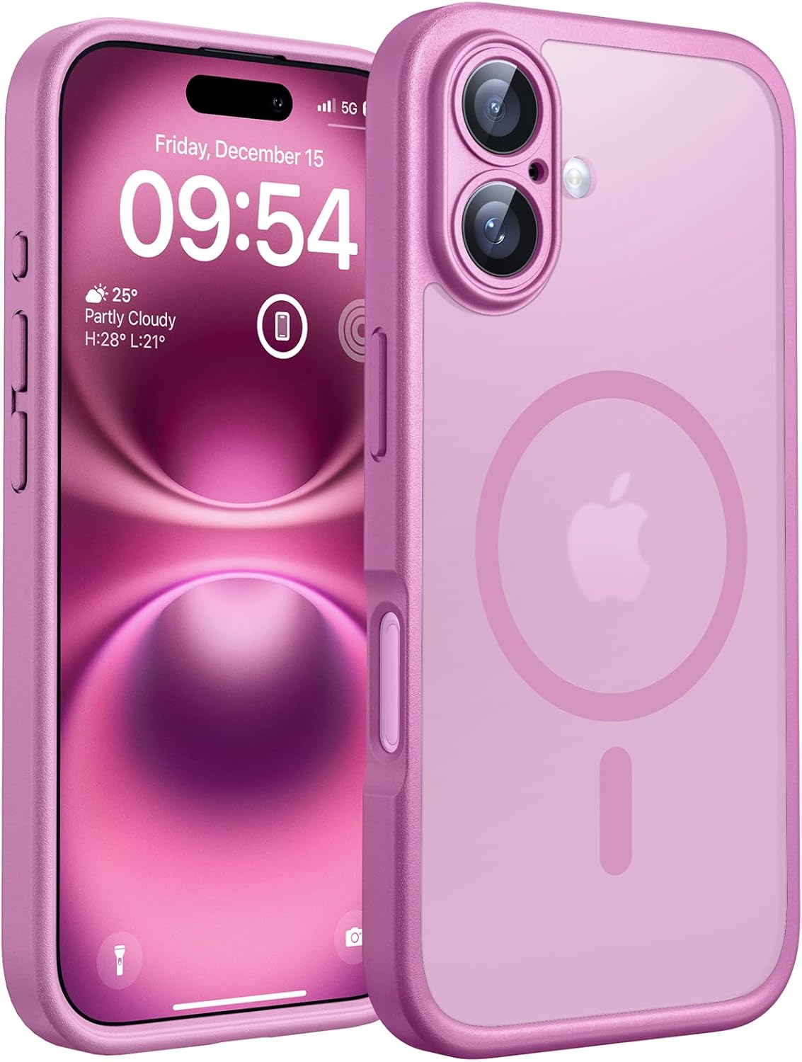 TOCOL Magnetic Phone Case for iPhone 16, High-Quality Shockproof Phone Cover wit...