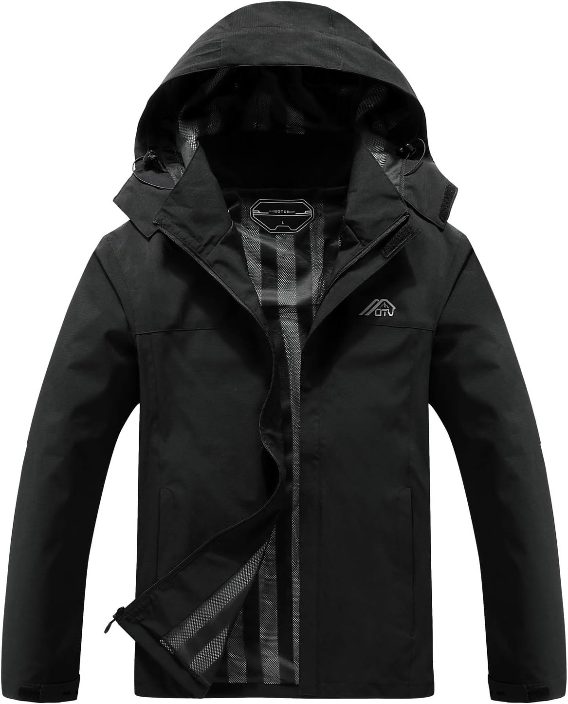 High-Quality OTU Men's Rain Jacket, Special Lightweight Waterproof Raincoat, Aff...