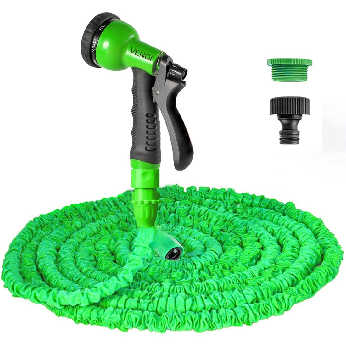 VENQI Expandable Garden Hose, Unique Flexible Expanding Magic Water Hose, Effici...