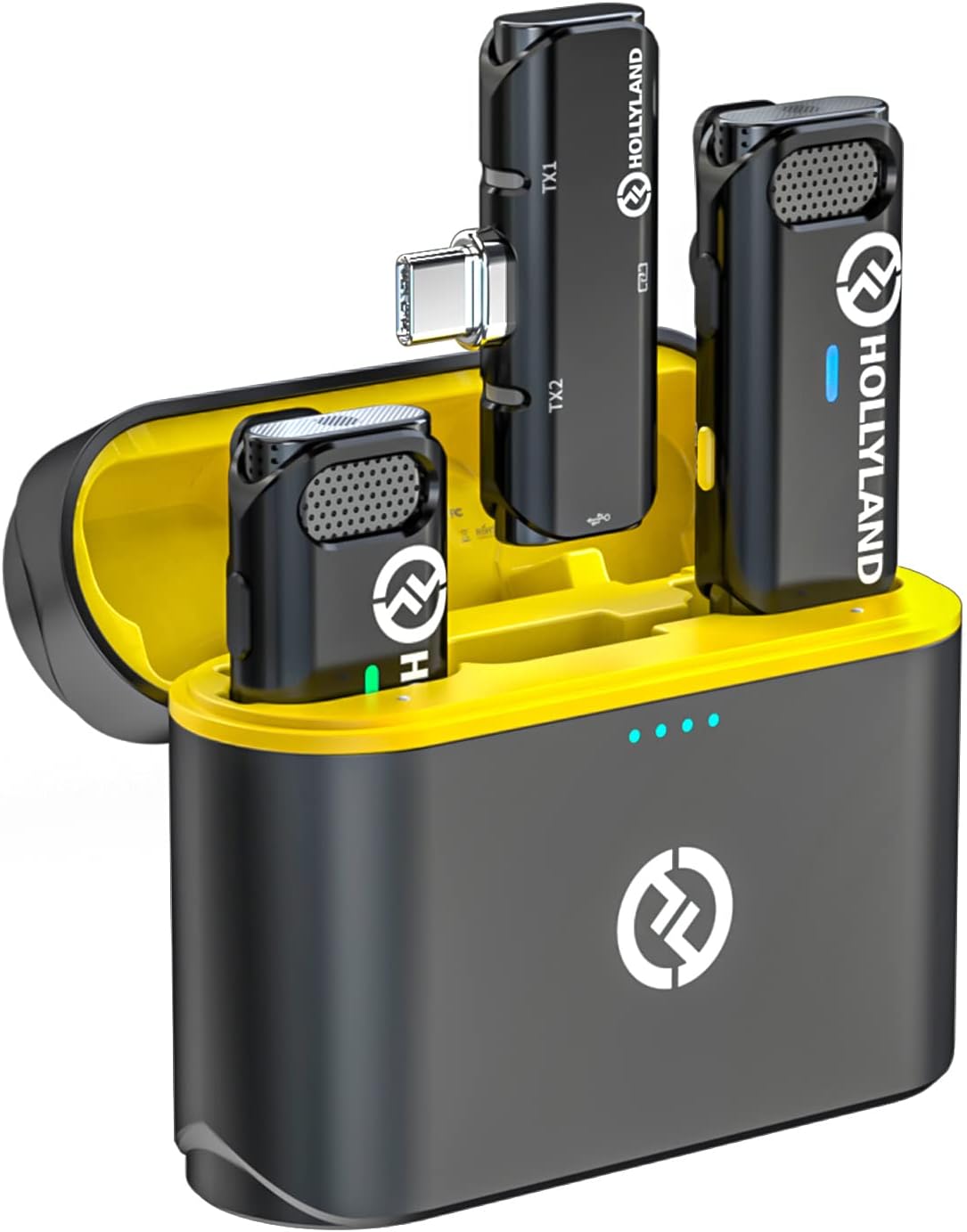 Advanced Hollyland Lark C1 Wireless Lavalier Microphone for Android, Special Plu...