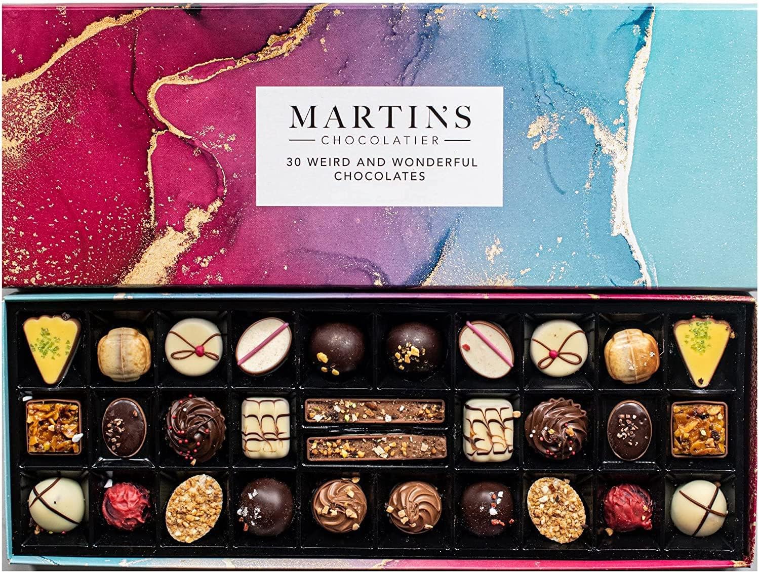 Unique Martin's Chocolatier, Special Chocolate Selection, Gourmet Chocolate Coll...