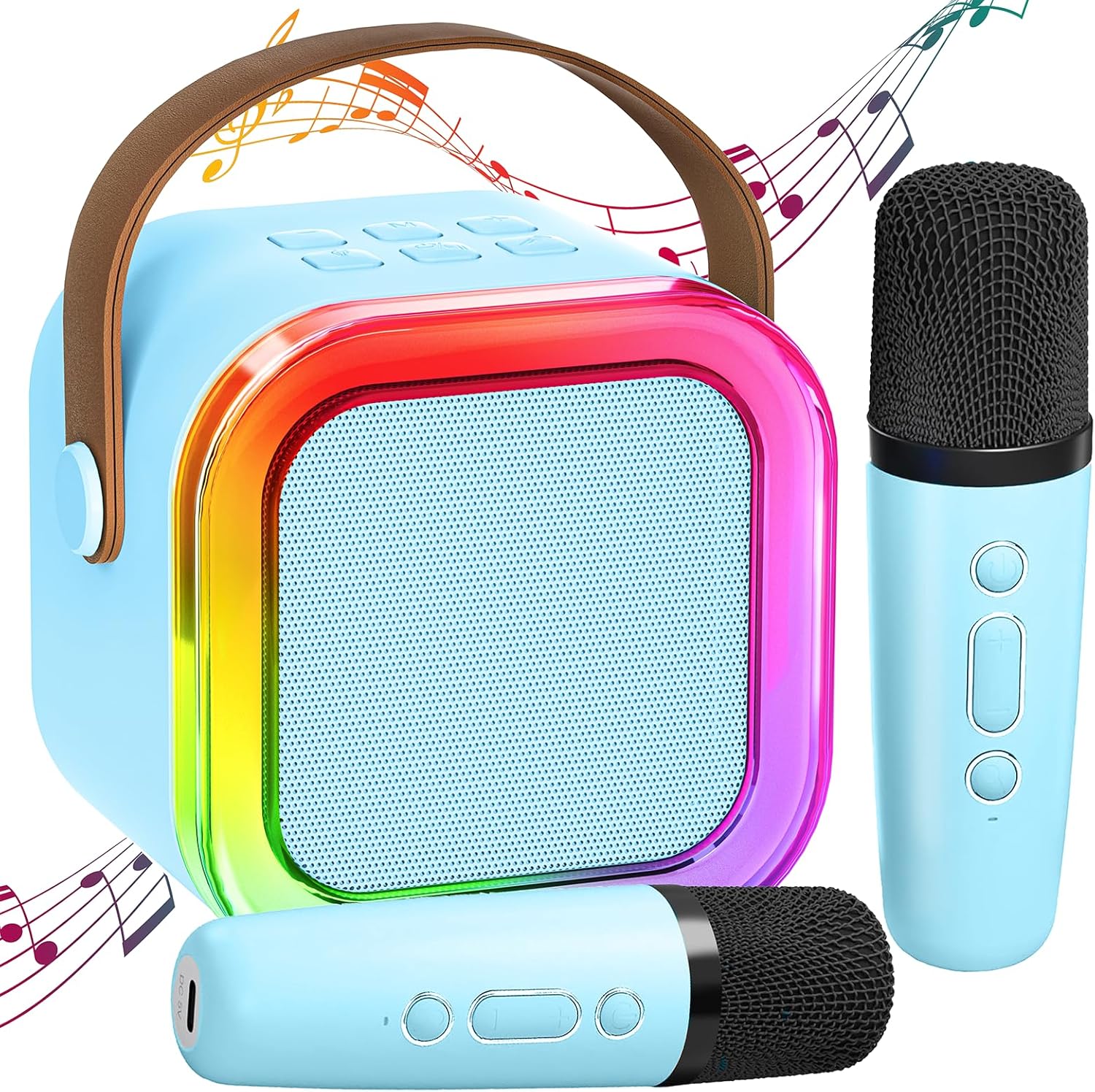 Kids Karaoke Machine 2 Microphones: Gift for Girls Boys Kids Birthday Present -...