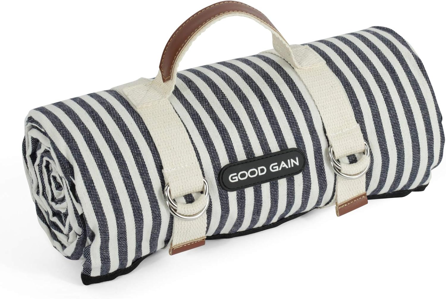 G GOOD GAIN Picnic Blanket Waterproof,Beach Blanket Portable with Carry Strap Ou...