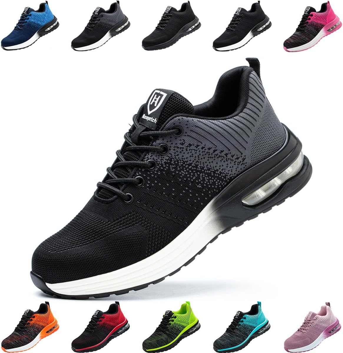 Nasogetch Safety Trainers, Unique Steel Toe Cap Sneakers, Innovative Lightweight...