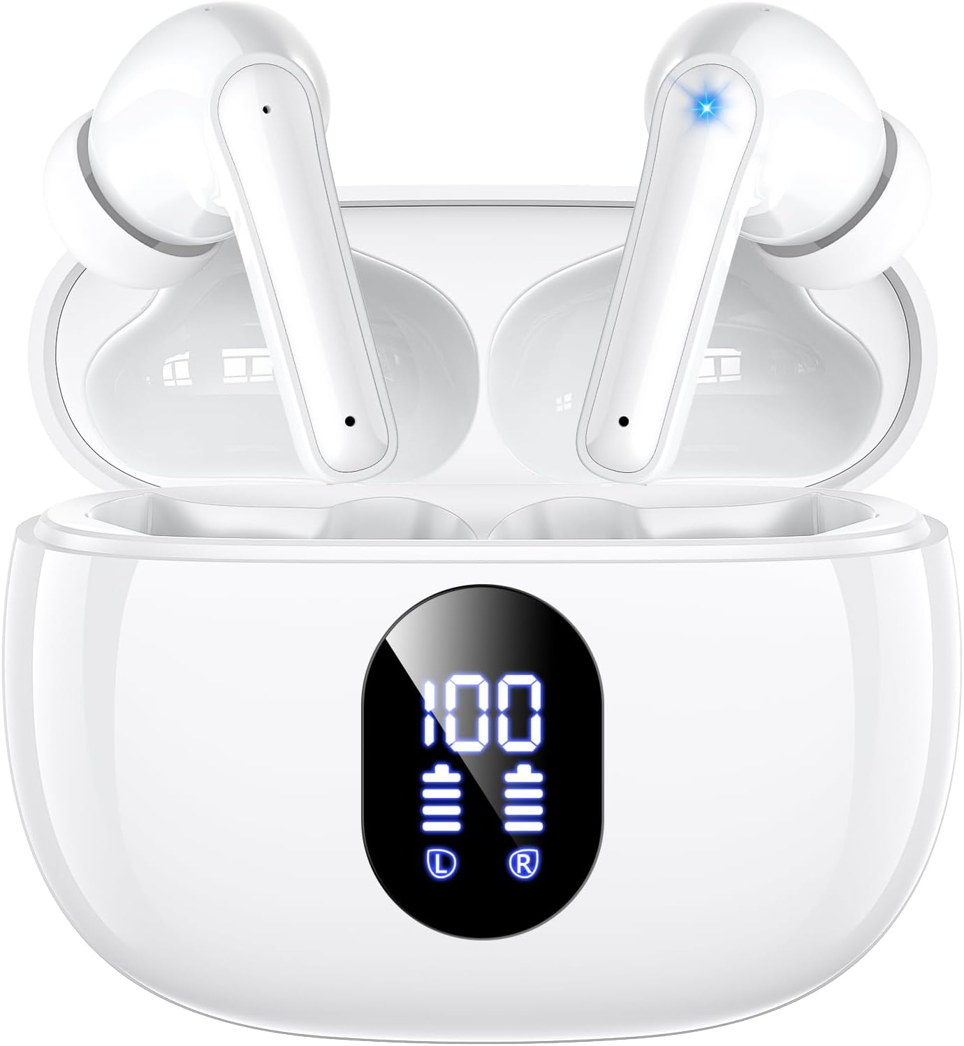 Wireless Earbuds, Bluetooth Ear Buds with Big Bass Stereo Sound, 48 Hours Playti...