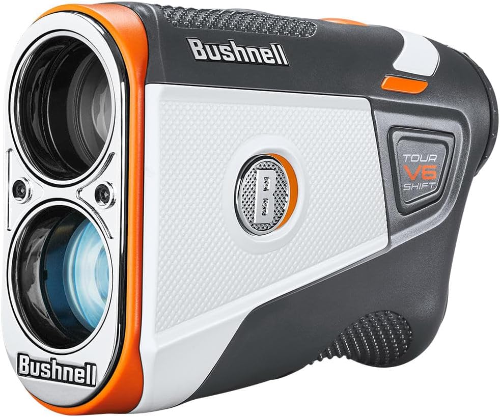Bushnell Tour V6 Shift Golf Rangefinder with Slope Switch, Visual Jolt Flag Lock...