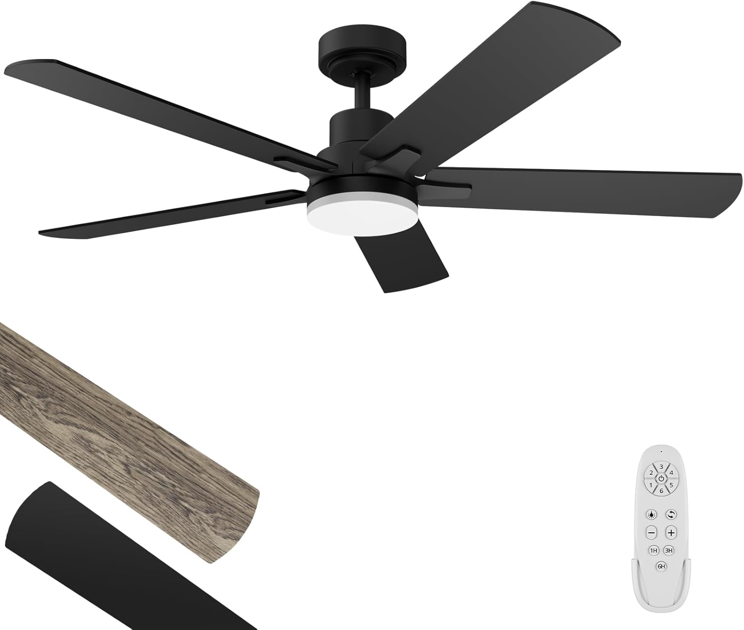 My Fav style Best Ceiling Fan With Light, Advanced 52-Inch Remote Control Ceilin...