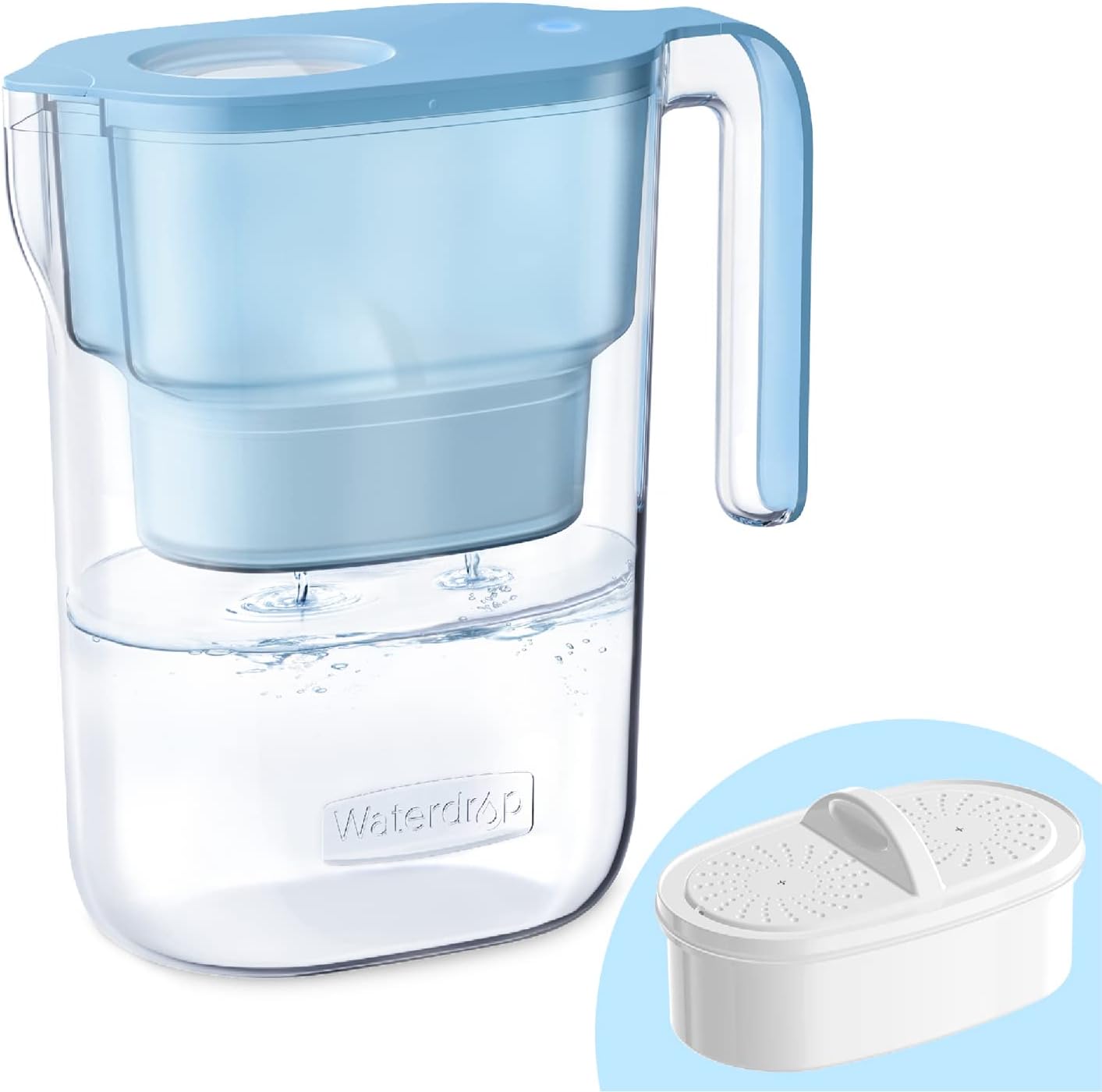 Waterdrop Elfin Fridge Water Filter Jug with 3 Mon...