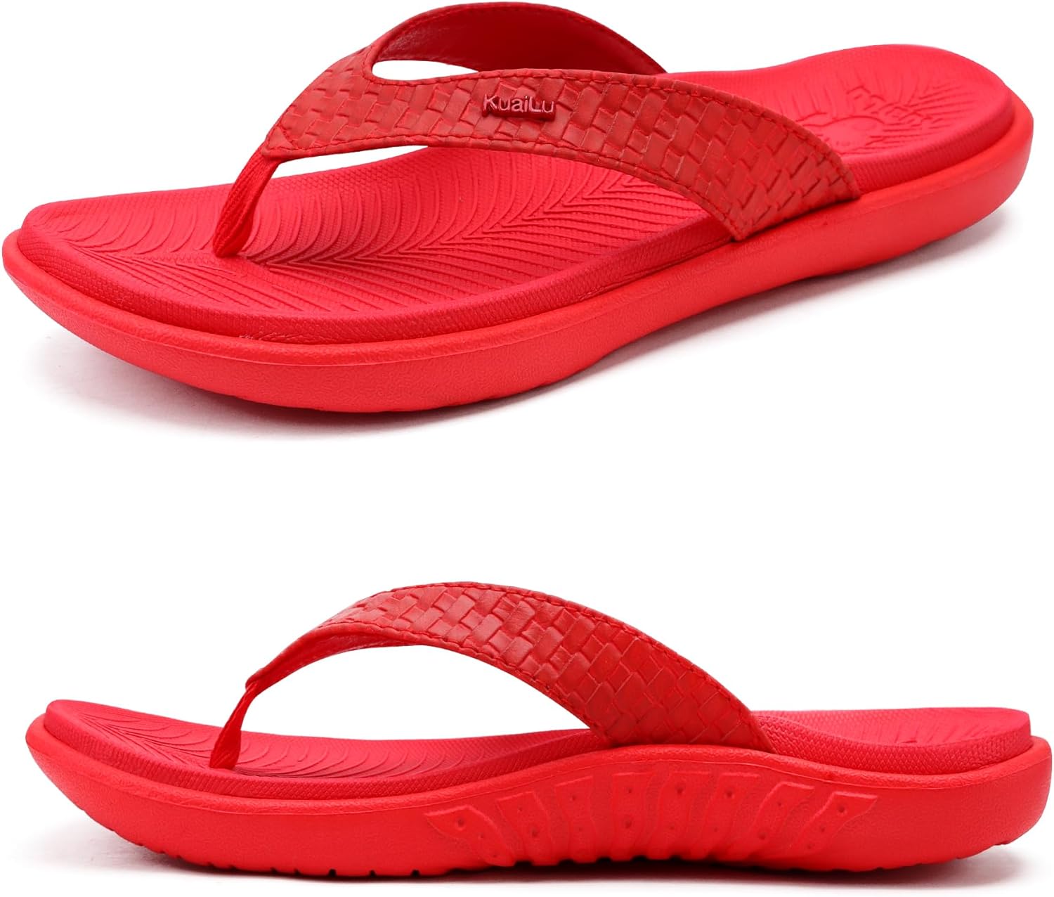 KuaiLu Womens Flip Flops, Special Ladies Yoga Mat Walking Thong Sandals, Innovat...