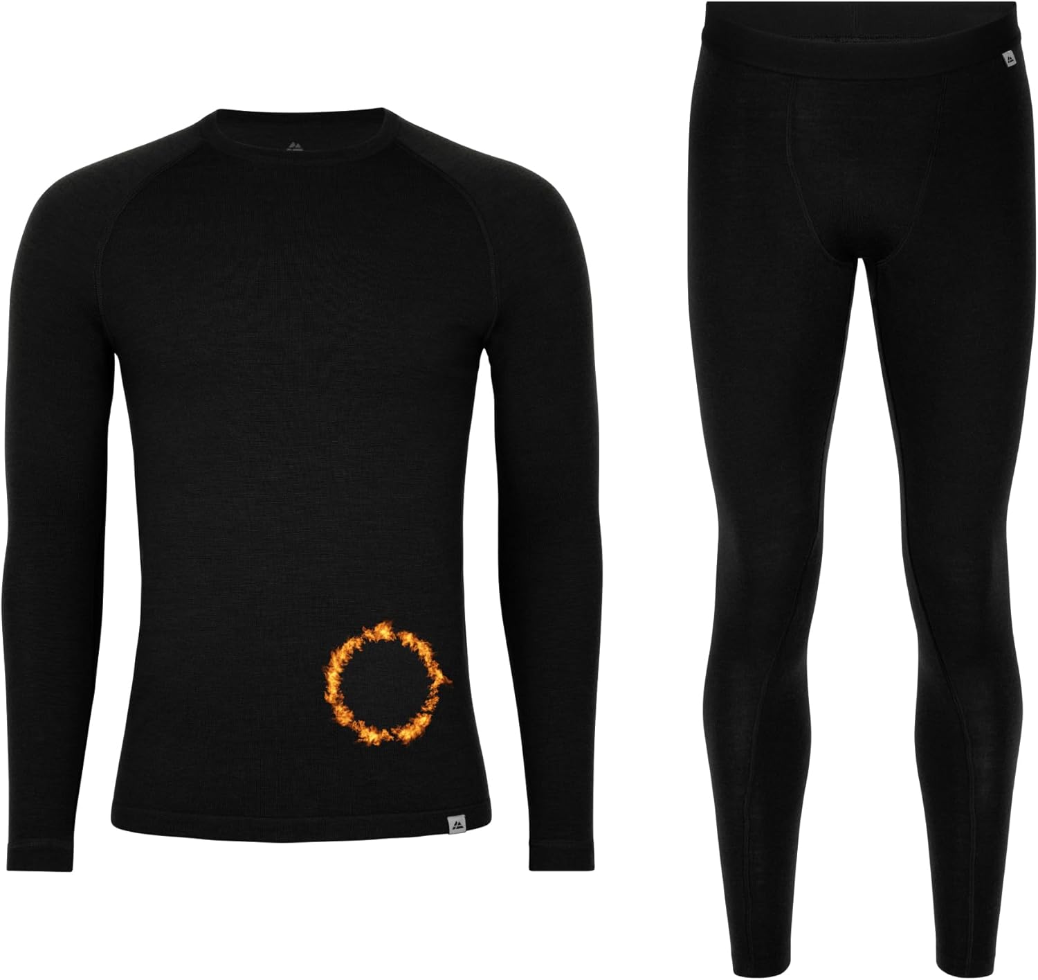 DANISH ENDURANCE Merino Wool Base Layer Men, Thermal Set Men, Long Johns & Long...