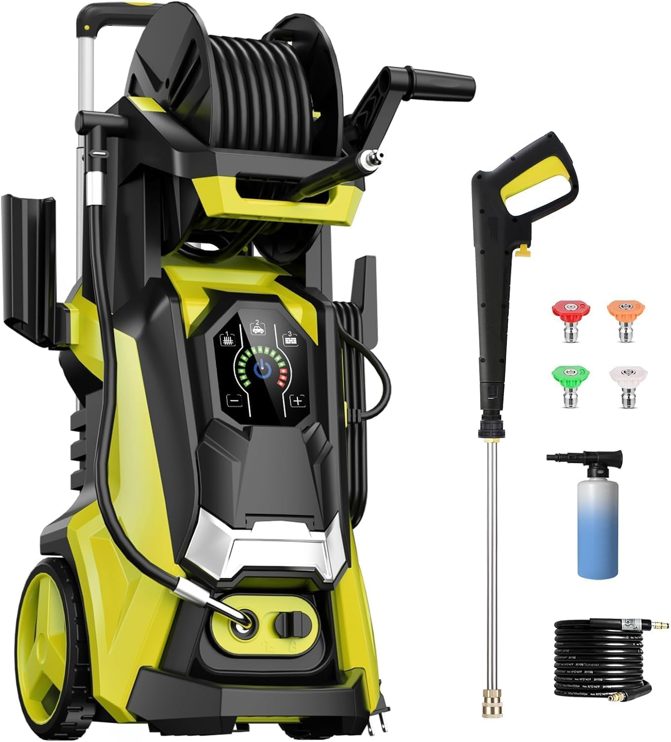 High-Quality Electric Pressure Washer, Advanced 5000PSI-Max Power Washer with To...