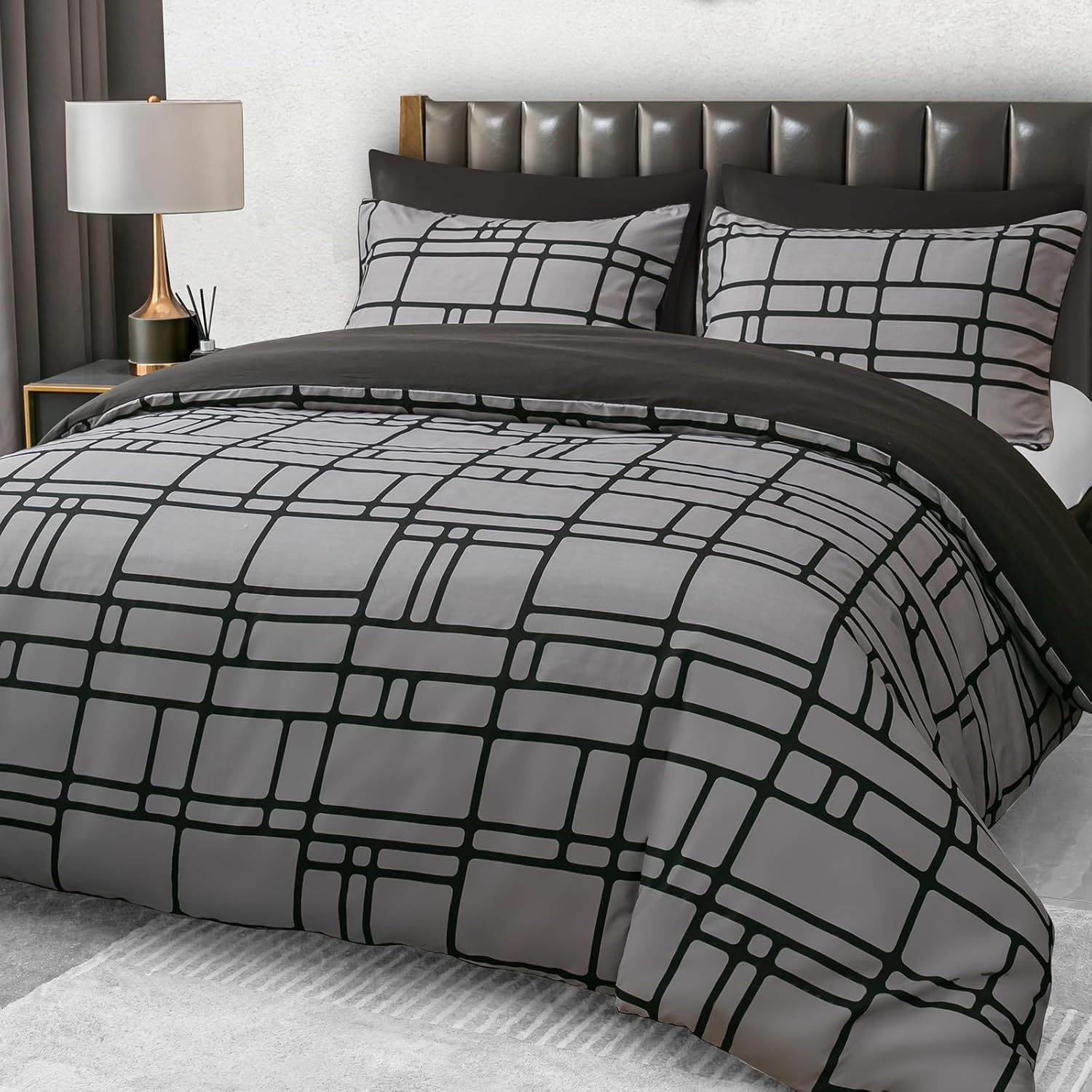 Pamposh Duvet Set, Premium Duvet Cover with Ultrasoft Hypoallergenic Features, S...