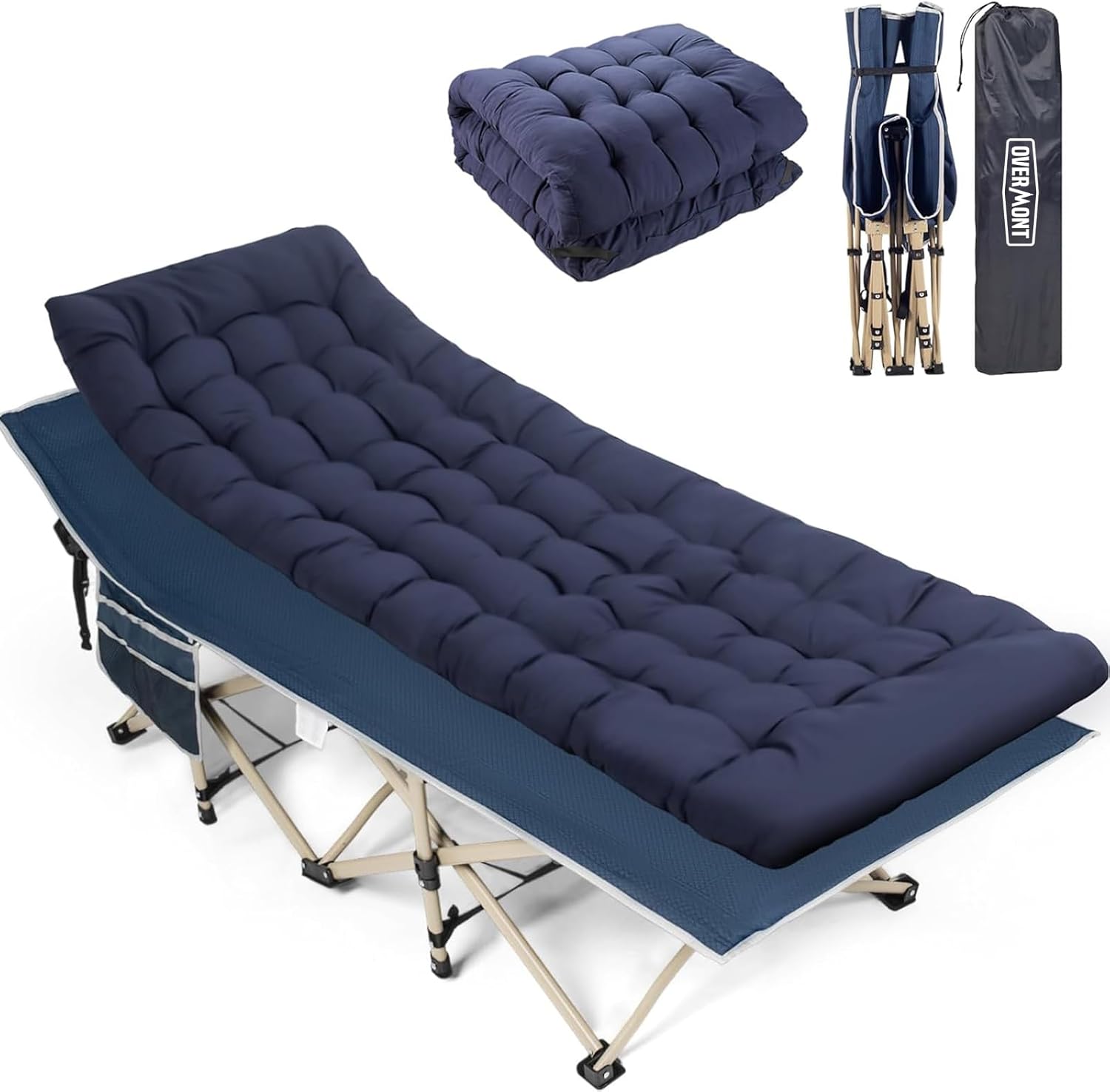 OVERMONT Oversized Folding Camping Bed for Adults
