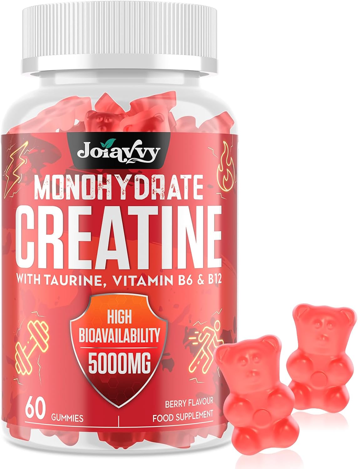 Creatine Monohydrate Gummies, Special 5000mg Per S...