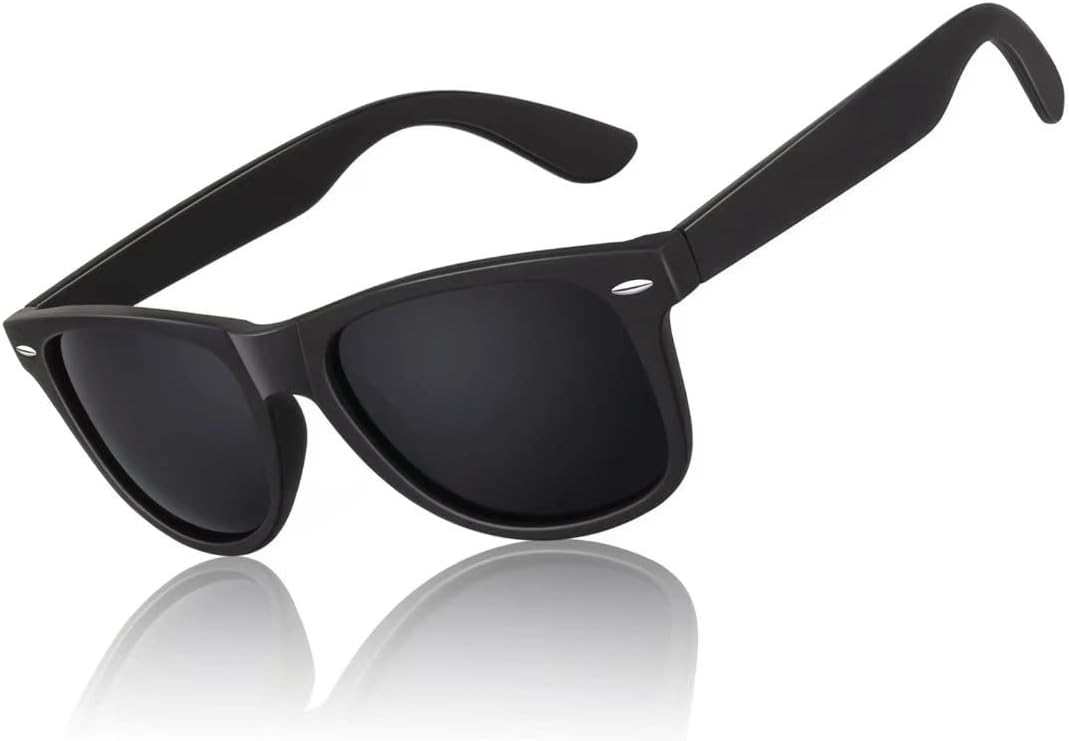 LINVO Polarised Sunglasses for Men Women UV400 Protection Shades 80's Retro Styl...