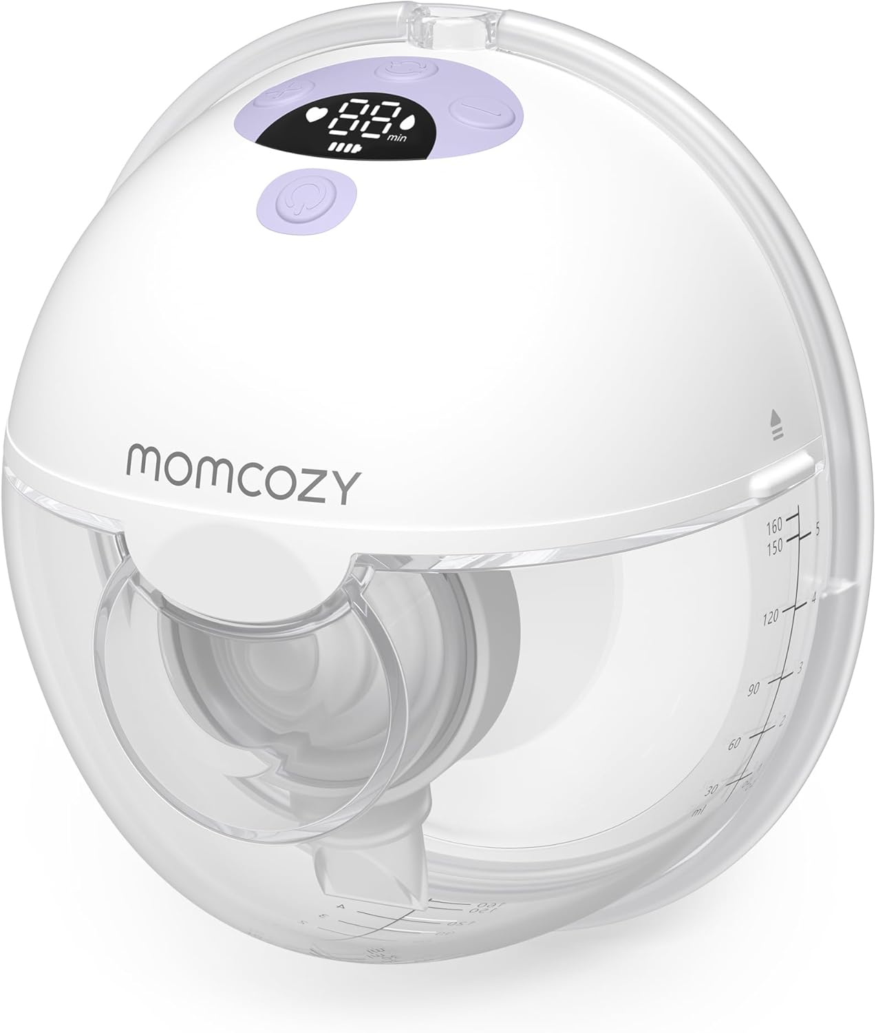 Momcozy Breast Pump, Special Hands Free Wearable Pump, Unique Double-Sealed Flan...