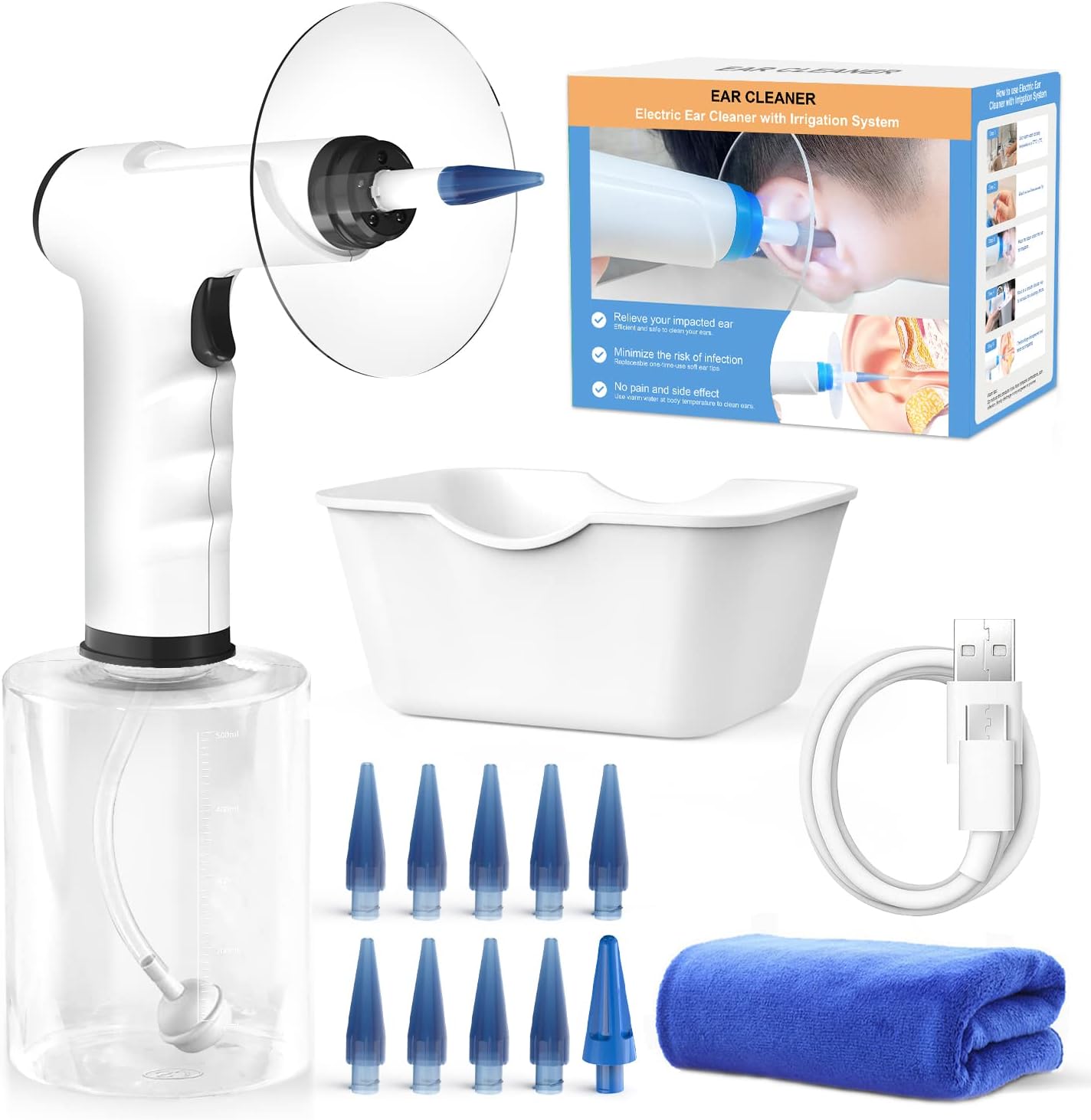 Temodu Rechargeable Earwax Remove System, Special...