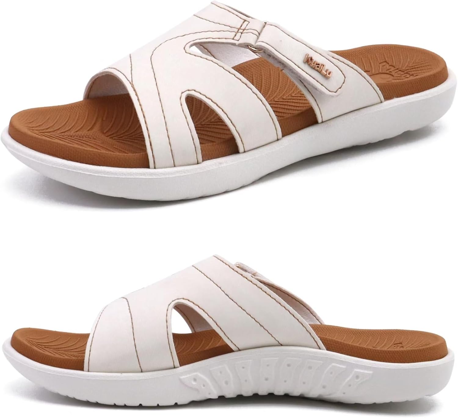 My Fav style Best KuaiLu Women's Fashion Orthotic Slides, Special Lightweight At...