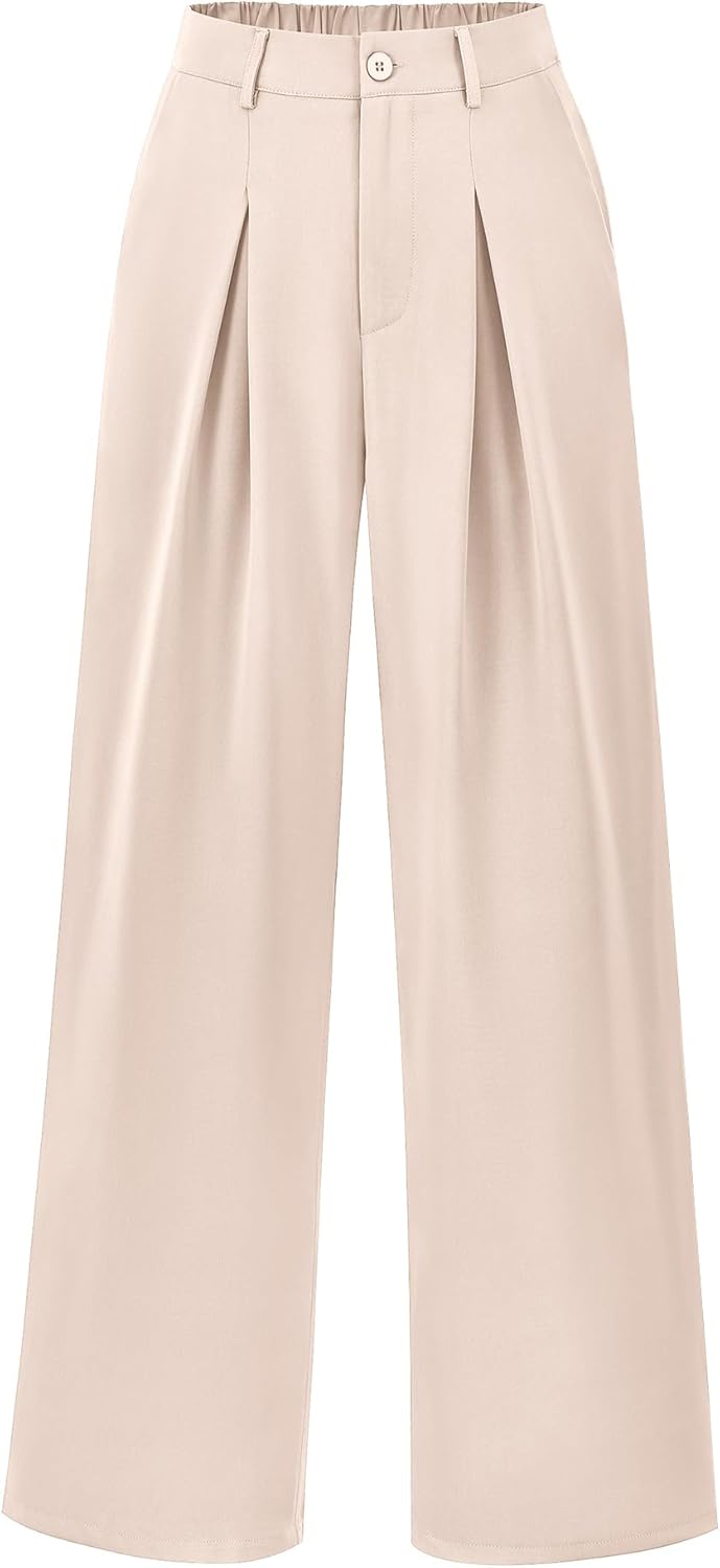 BTFBM Women High Waist Palazzo Pants, Unique Casual Wide Leg Trousers, Special L...
