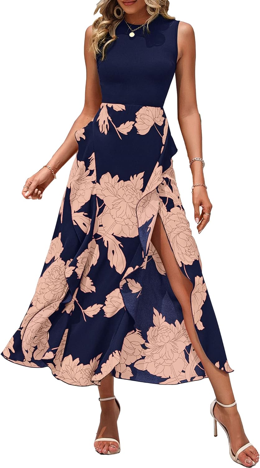 BTFBM Women Dress, Special Casual Sleeveless Dress for Summer 2025, High-Quality...