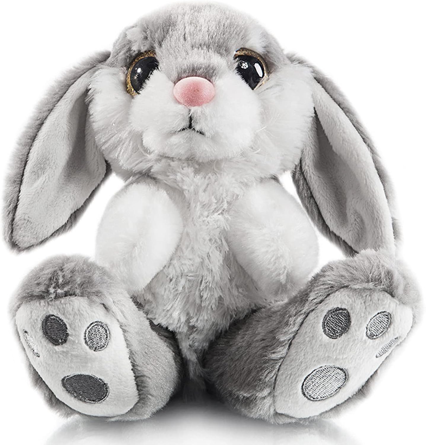 My OLi Easter Bunny Soft Toy 22cm/8.5" Plush Rabbit With Floppy Bunny Ears Stuff...