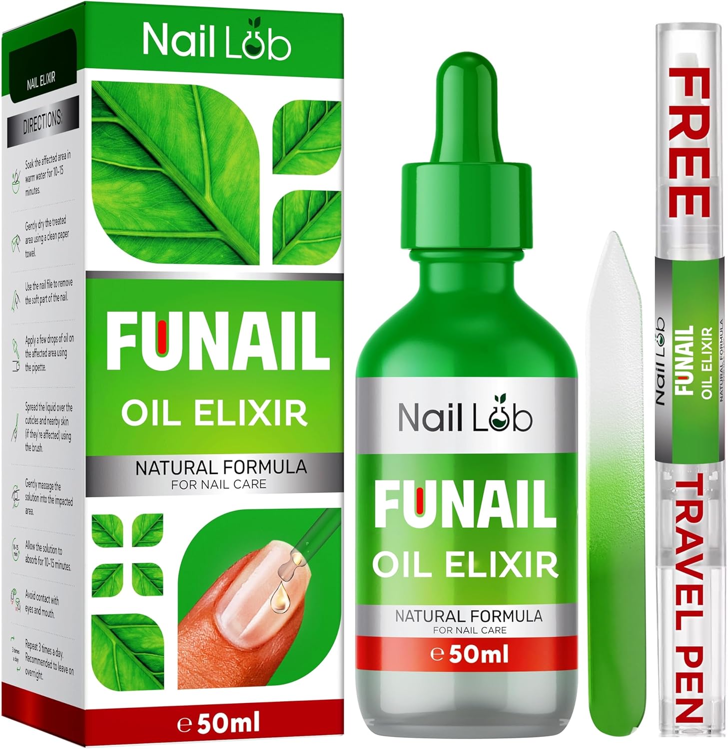 Premium Fu Nail Elixir for Toenails, Special Nail...